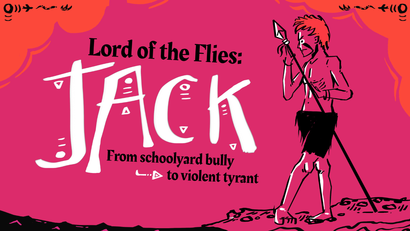 A title card for Lord of the Flies from the series for BBC Bitesize GCSE English by video production studio Heehaw