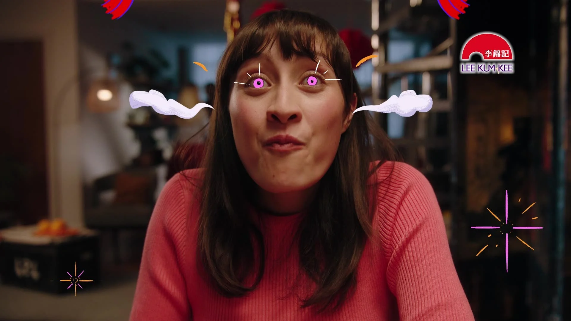 Animation over live action in a video for Chinese sauce brand Lee Kum Kee from animation and VFX studio Heehaw in Scotland