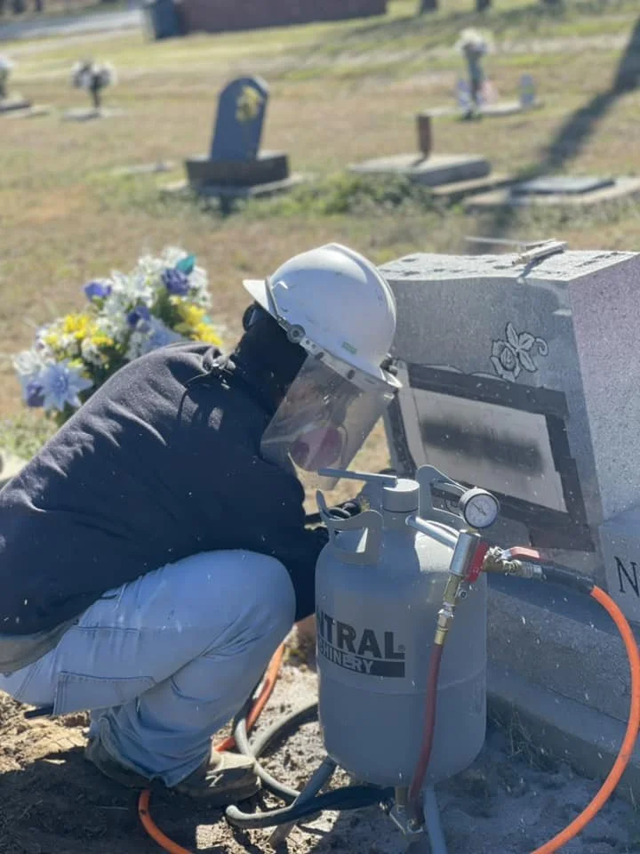 Sandblast Engraving Headstone