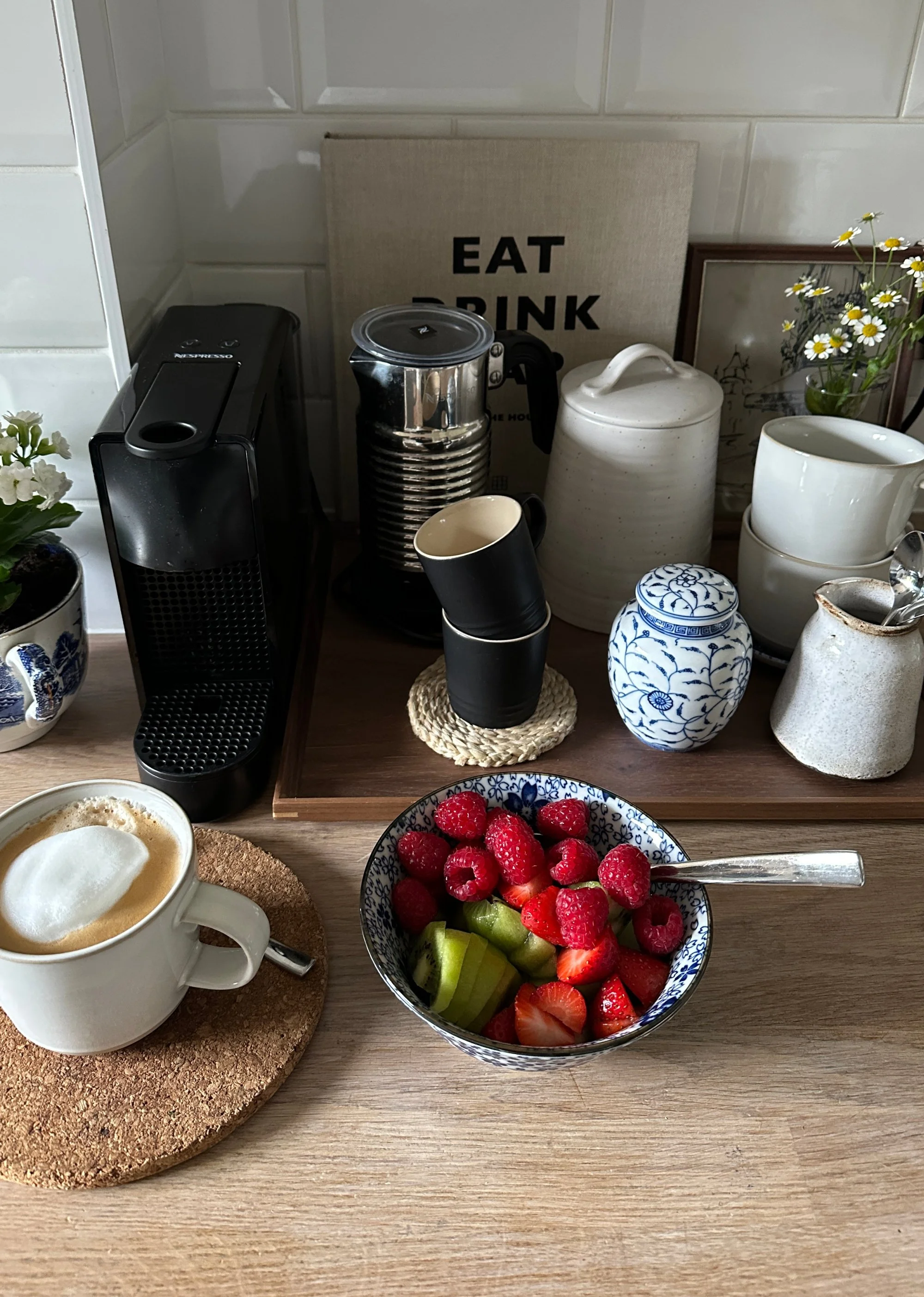 how to style a coffee corner 