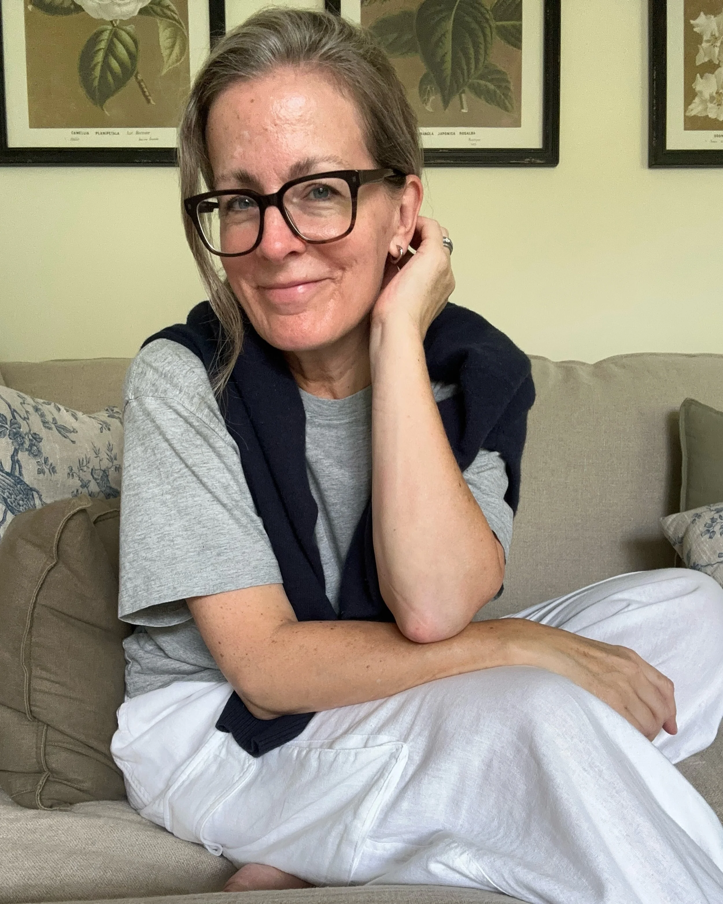 Consider: The Navy Sweater
This is one of those rare pieces that doesn&rsquo;t have to fight hard to earn its place, but it will stay forever. Worn for cooler evenings now with white linen, later on white jeans (all jeans in fact) and eventually, lay