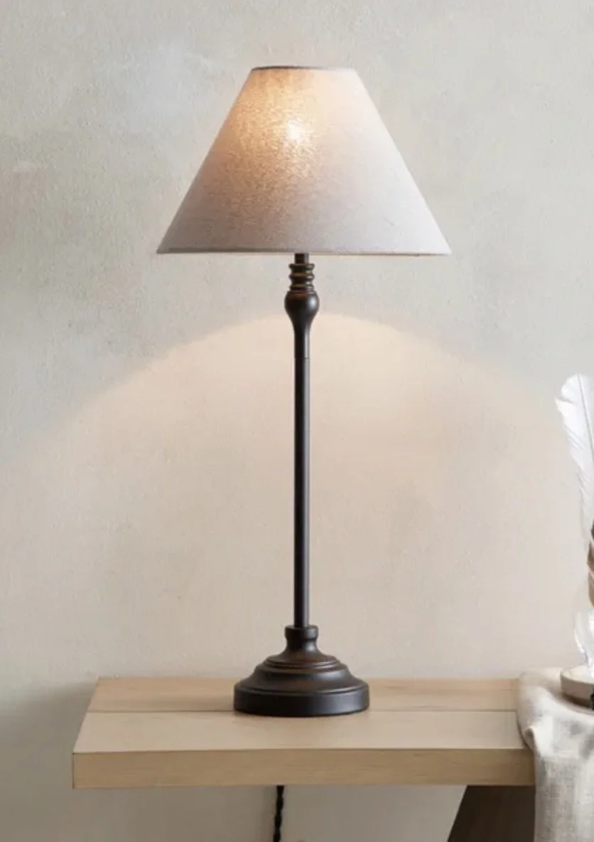 Dorma Bedford black table lamp dunelm mill