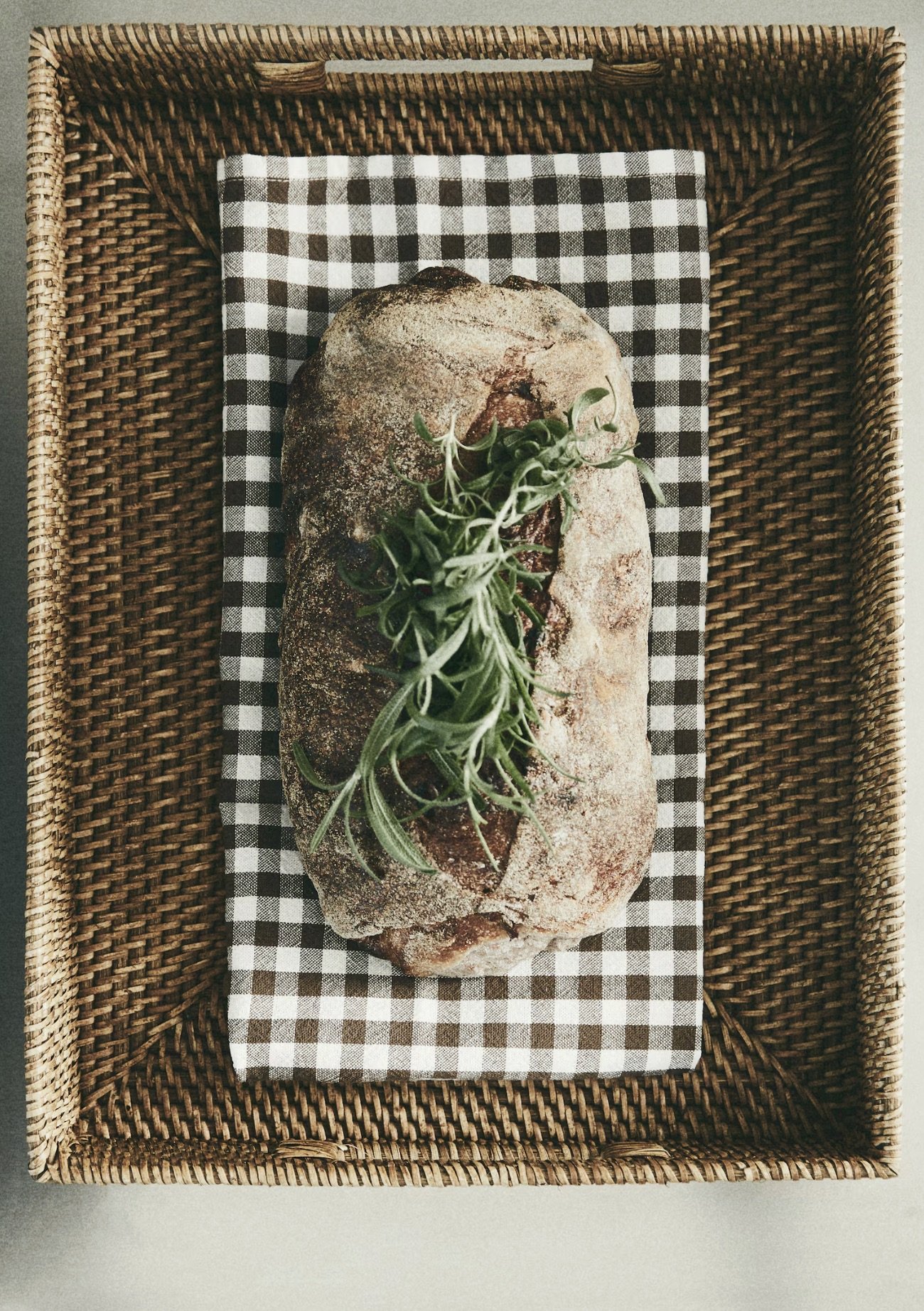 H&M Home rattan tray