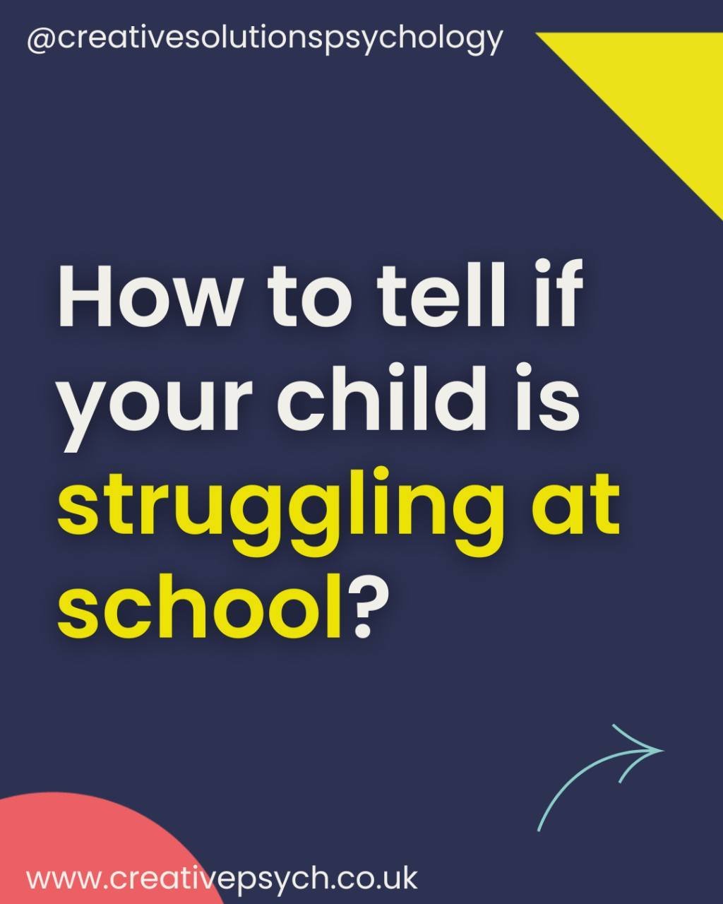 As a child and educational psychologist, I understand the importance of early identification of struggles in school. It's vital for parents to recognise the signs so they can intervene early and provide the necessary support. 

Recognising and addres