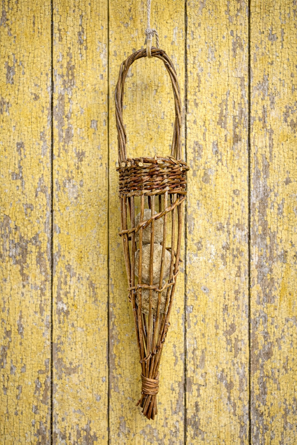 Fat ball bird feeder