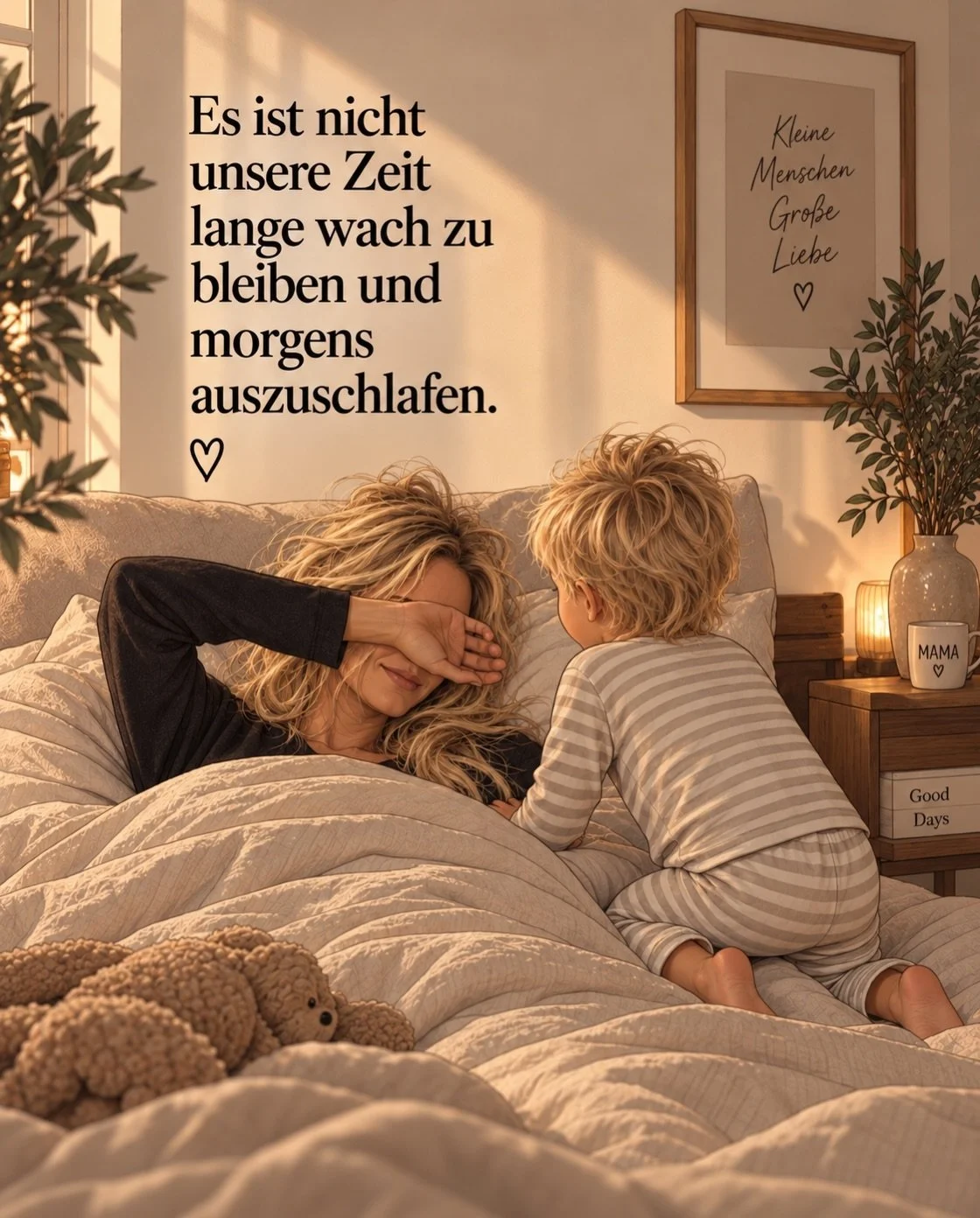 Wir denken als Mamas so oft: &bdquo;Wenn diese Phase erstmal vorbei ist, dann habe ich wieder mehr Zeit f&uuml;r mich.&ldquo;

Wenn die Kinder gr&ouml;&szlig;er sind.
Wenn sie besser schlafen.
Wenn der Alltag entspannter wird.
Wenn ich wieder mehr En