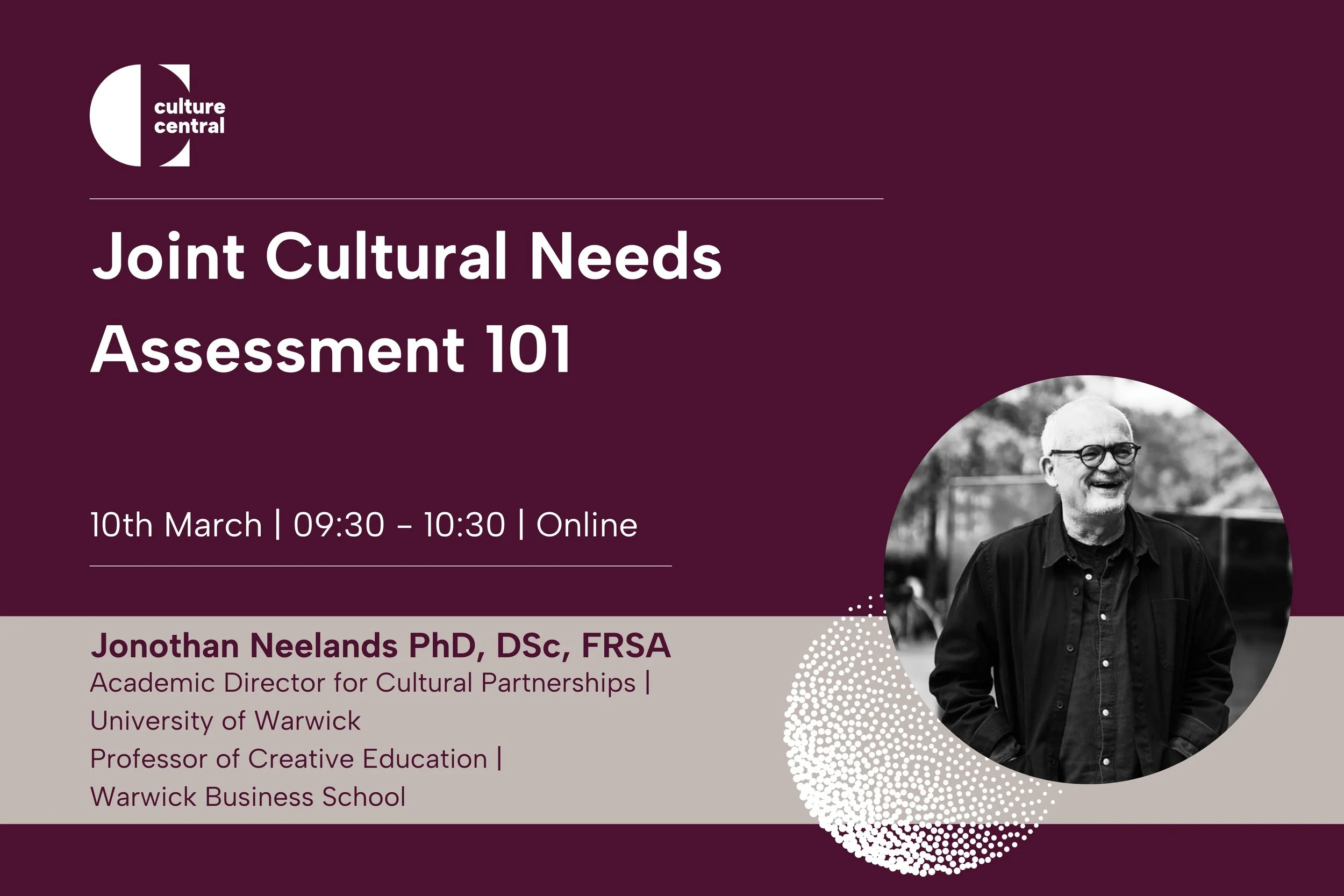 Joint Cultural Needs Assessment 101