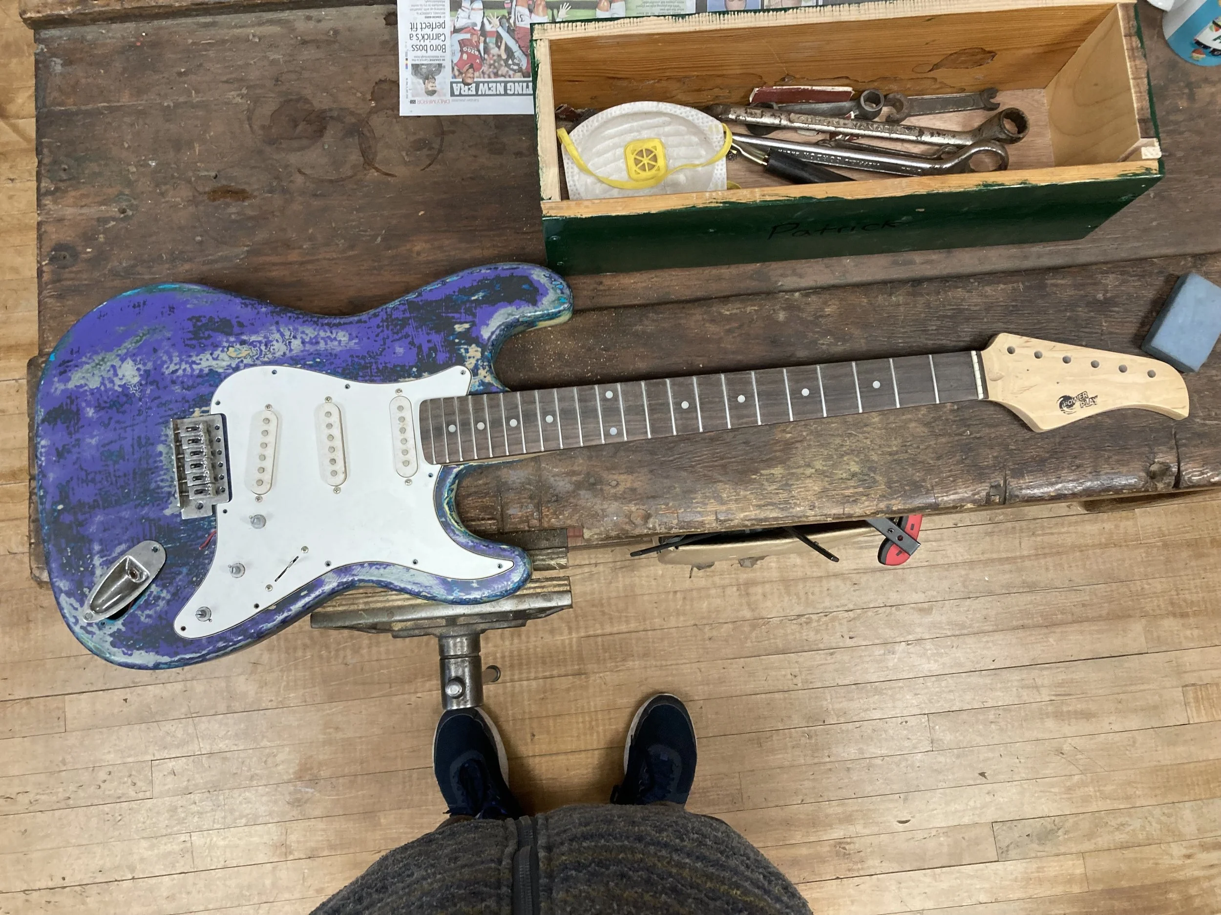 Old 80s rock axe re-vamped