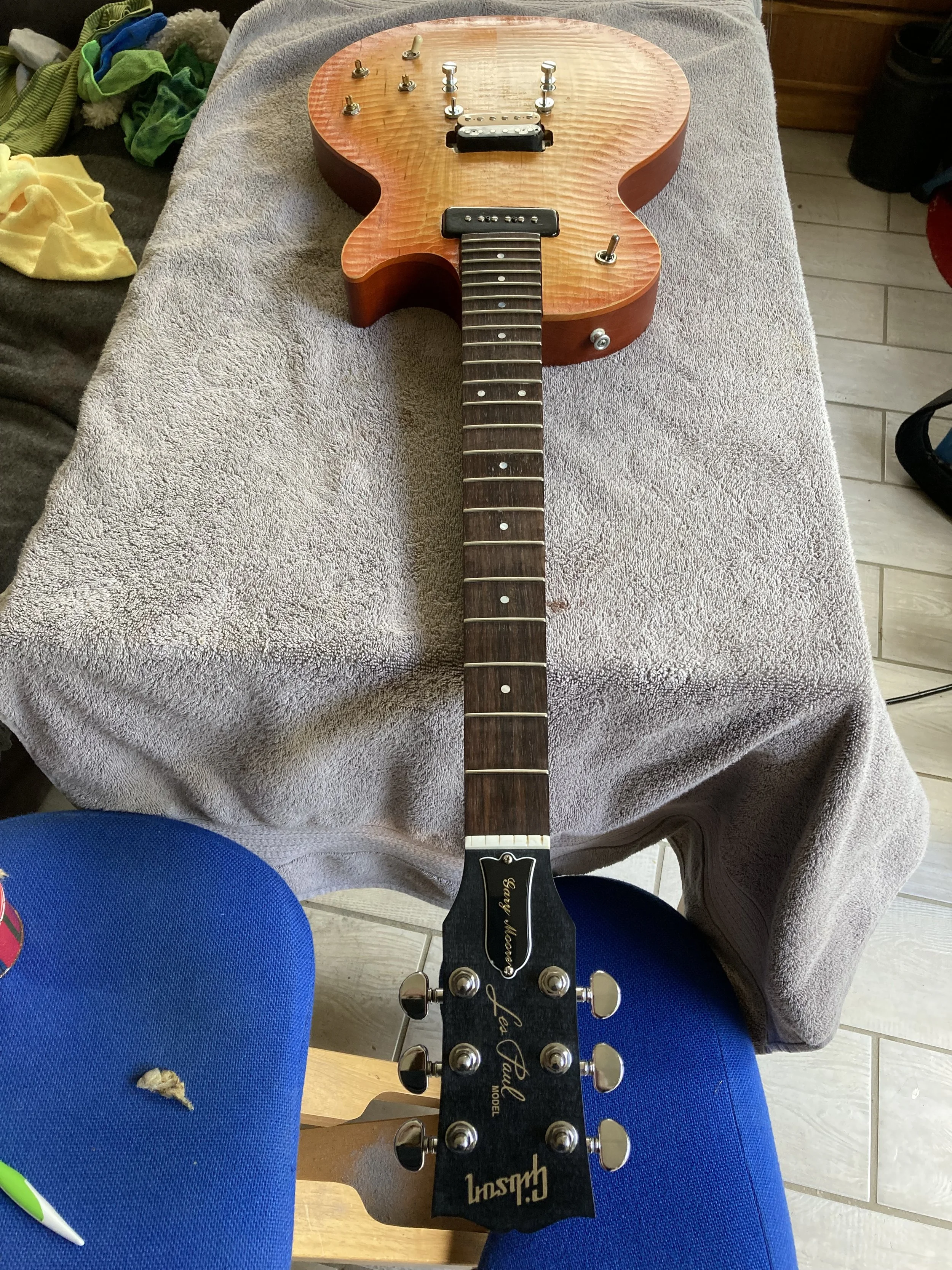 Original Les Paul Gary Moore in for set up and clean