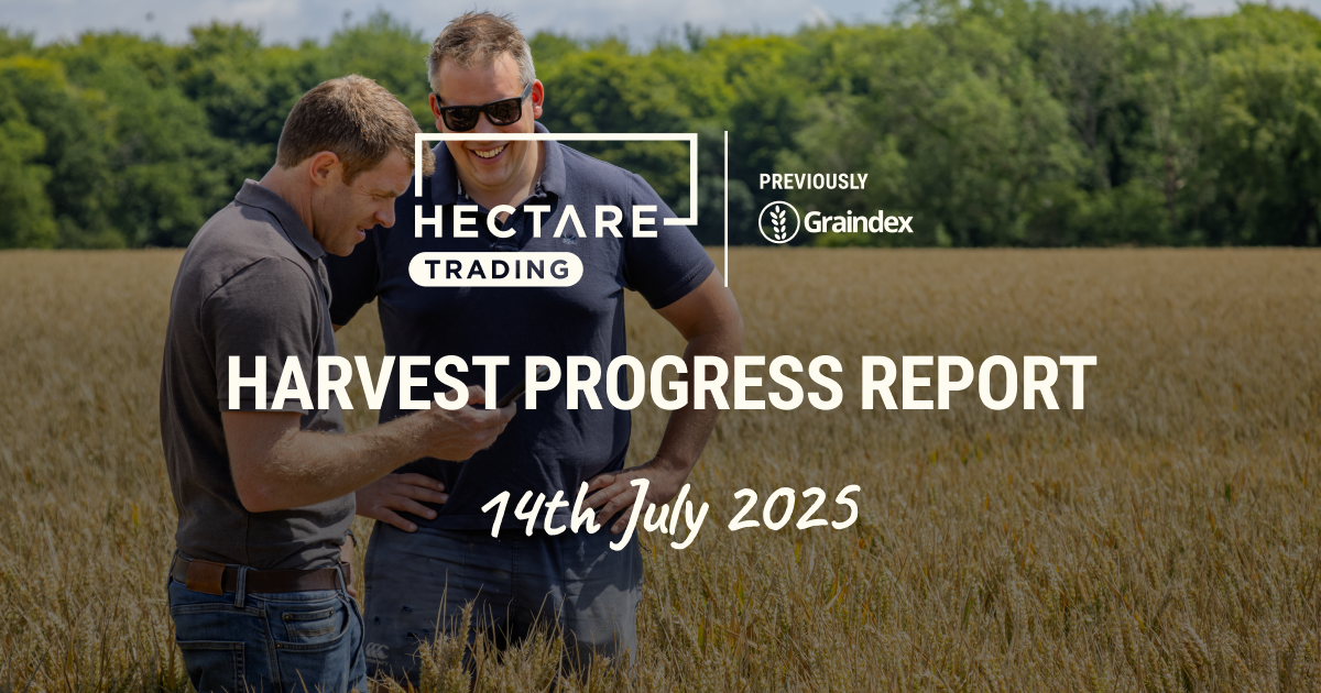 Harvest progress report: 14 July 2025