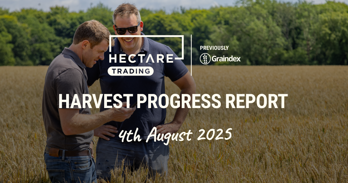 Harvest progress report: 4 August 2025