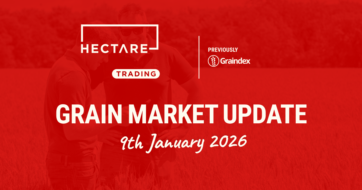 UK and European wheat futures start 2026 on the back foot