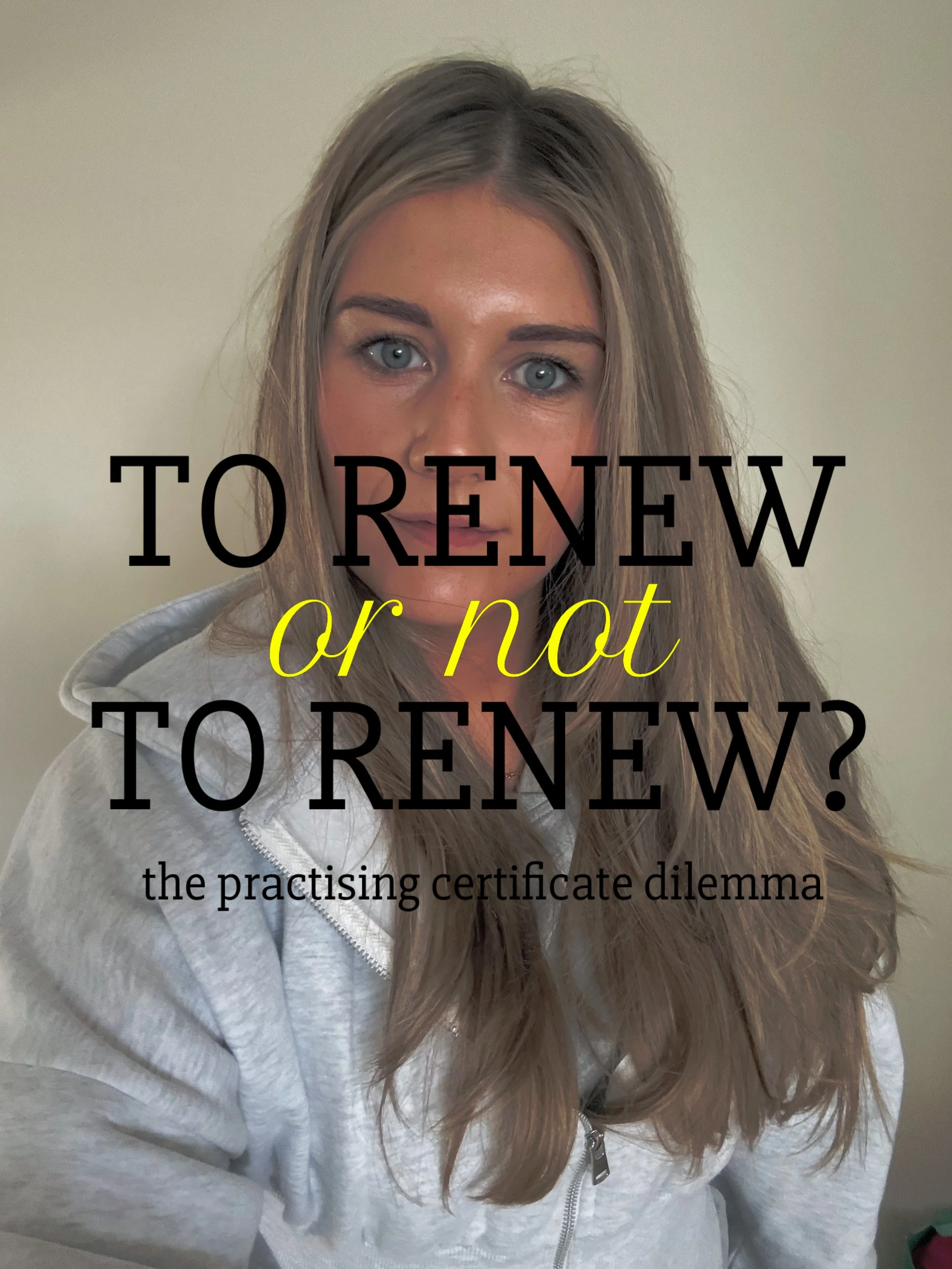 Me: considering &pound;2k for a new iPhone
Also me: hesitating on the practising certificate renewal