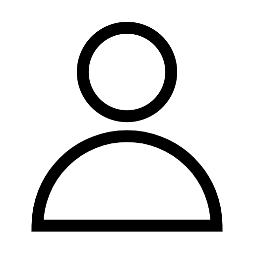 A black and white drawing of a person with glasses and a mustache, smiling, with a ball on top of their head.
