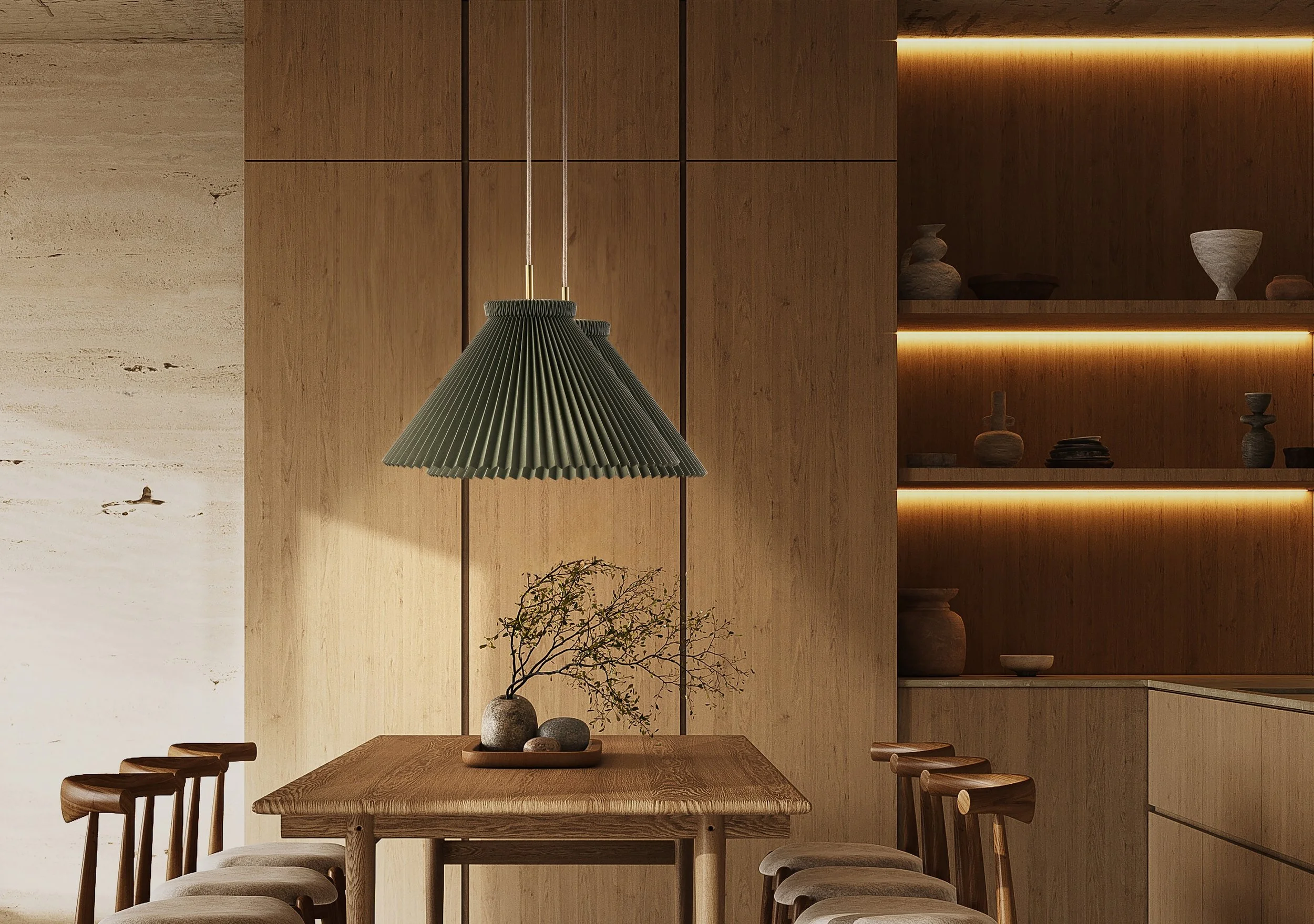 LeKlint1_pendant_30cm_mossgreen_paper_brass_hangup_lifestyle1.jpg