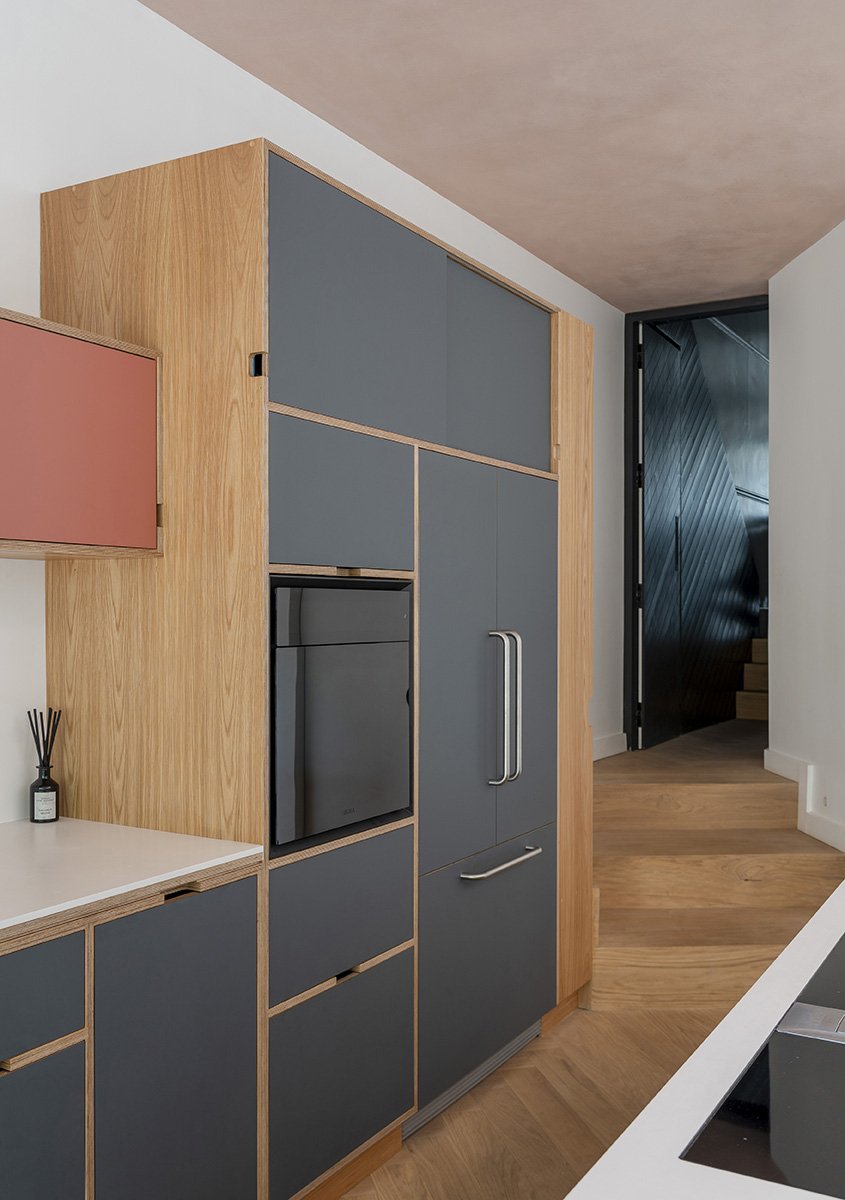 arrival into bright kitchen