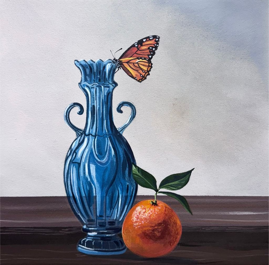 Jacqueline Burgess ORANGE & BUTTERFLY .jpg