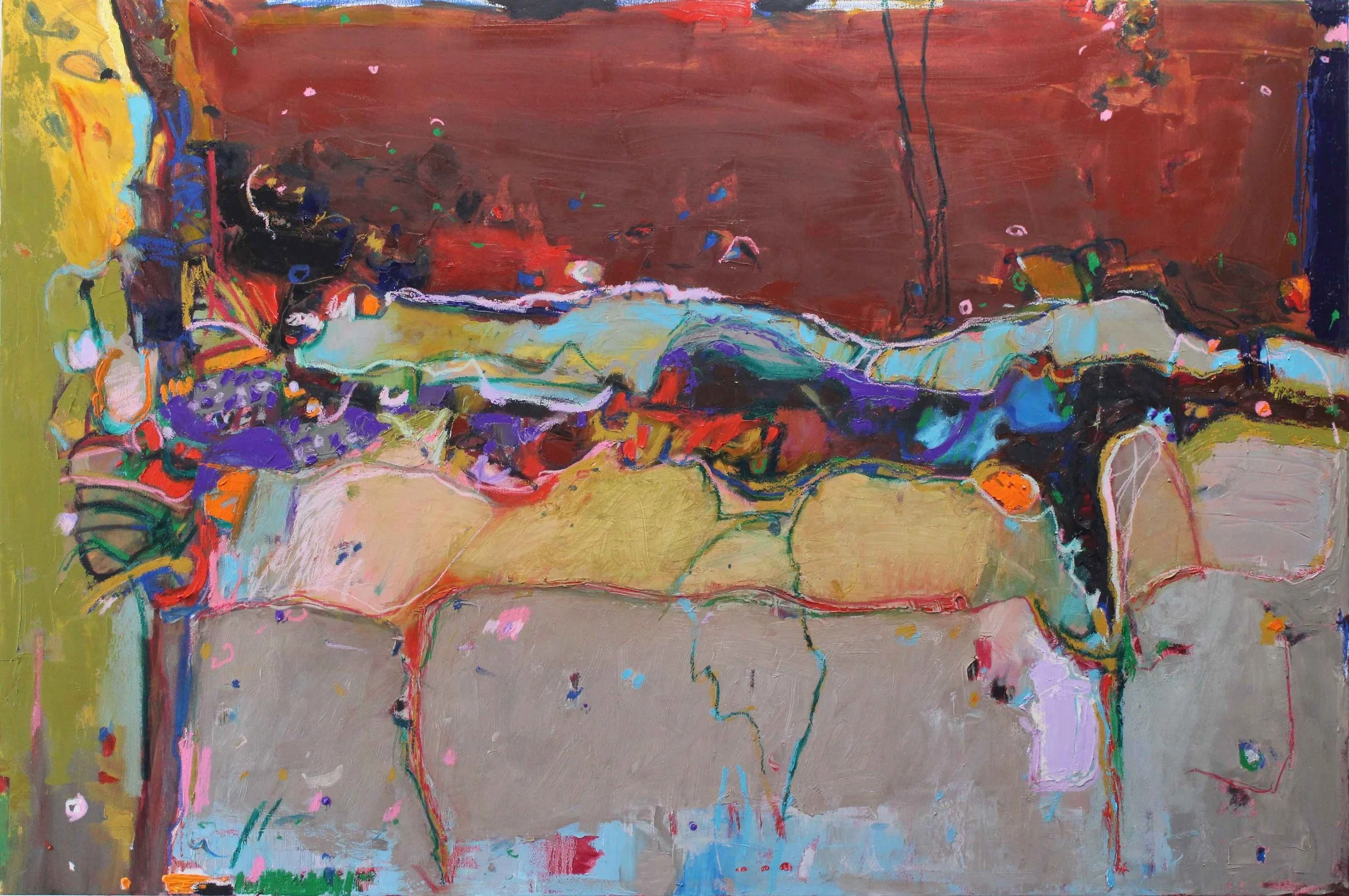 Geoffrey Odgers  Footpath 2204 What's over there.jpg