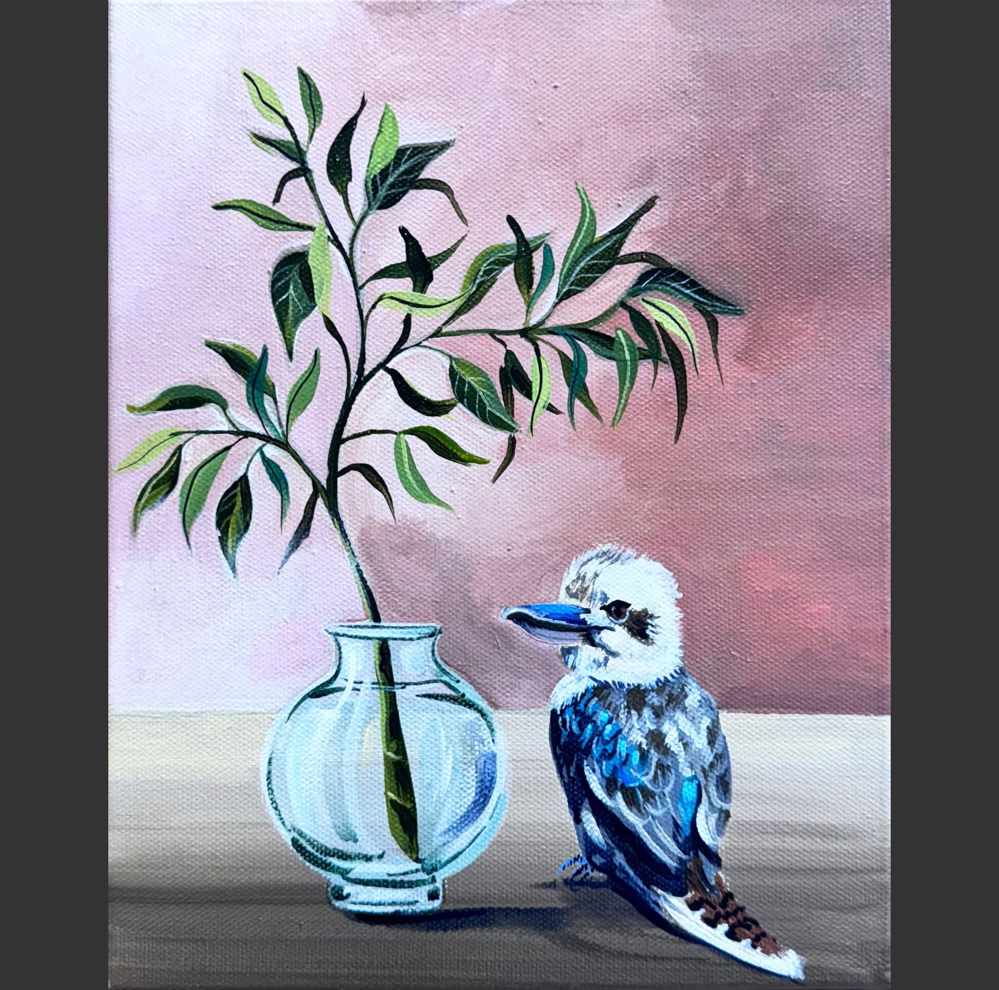 Jacqueline Burgess Kookaburra and Vase.jpg