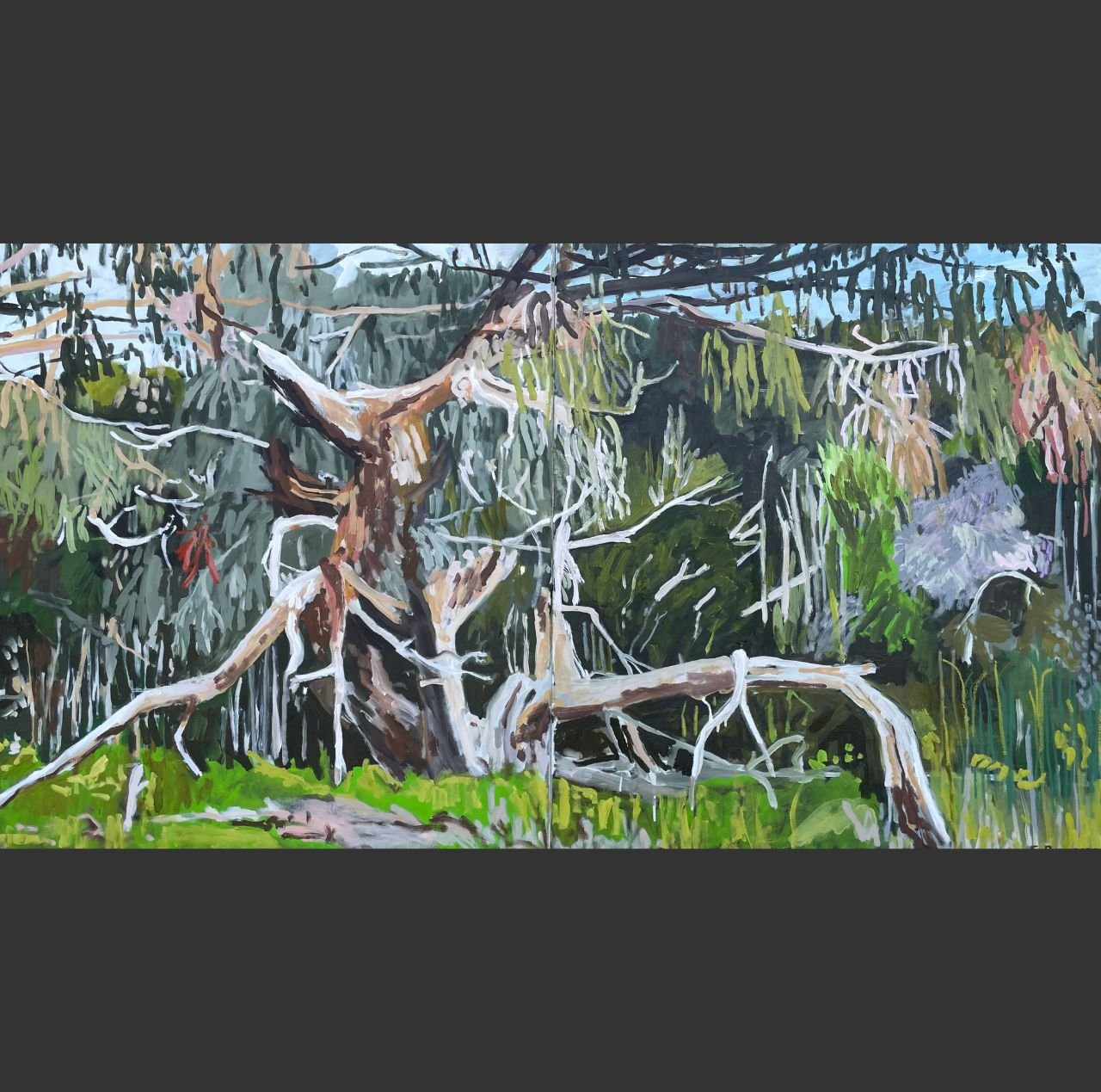 Sophie Perez Where there were trees. Diptych. 100x 90 each.jpg
