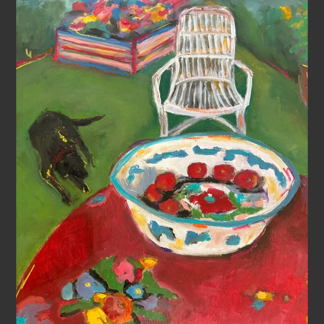 Sara Phemister Picnic in the Garden 31 x 31.jpg