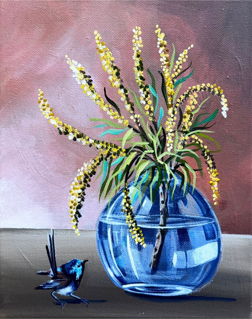 Jacqueline Burgess WREN AND WATTLE .jpg