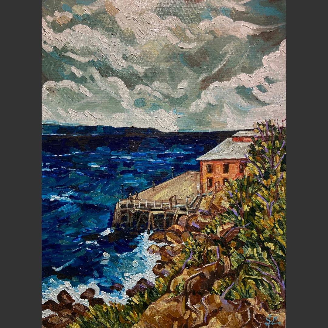 Sarah McCullough Storm Over Tathra Wharf.jpg