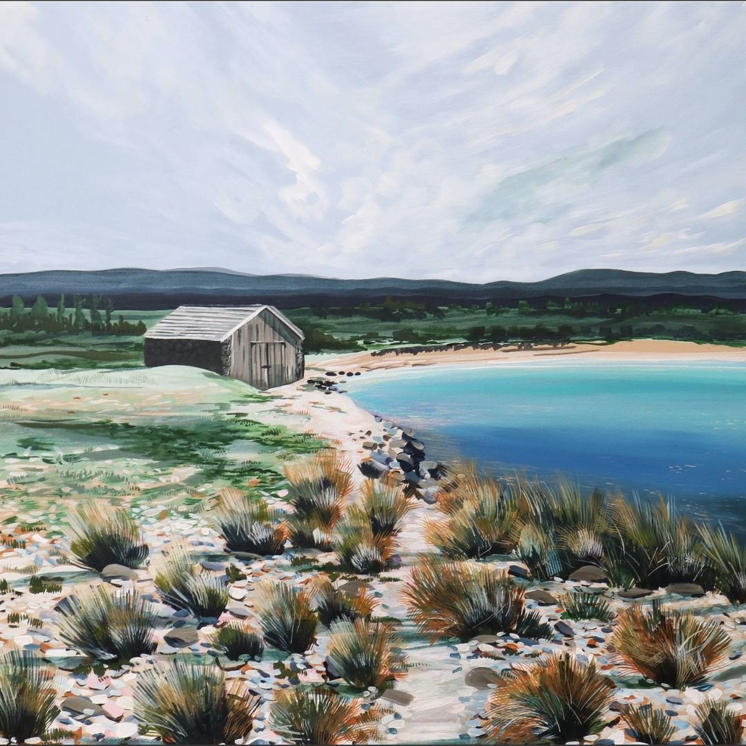 Jaqueline Burgess The Shed Acrylic on canvas 67x67.jpg
