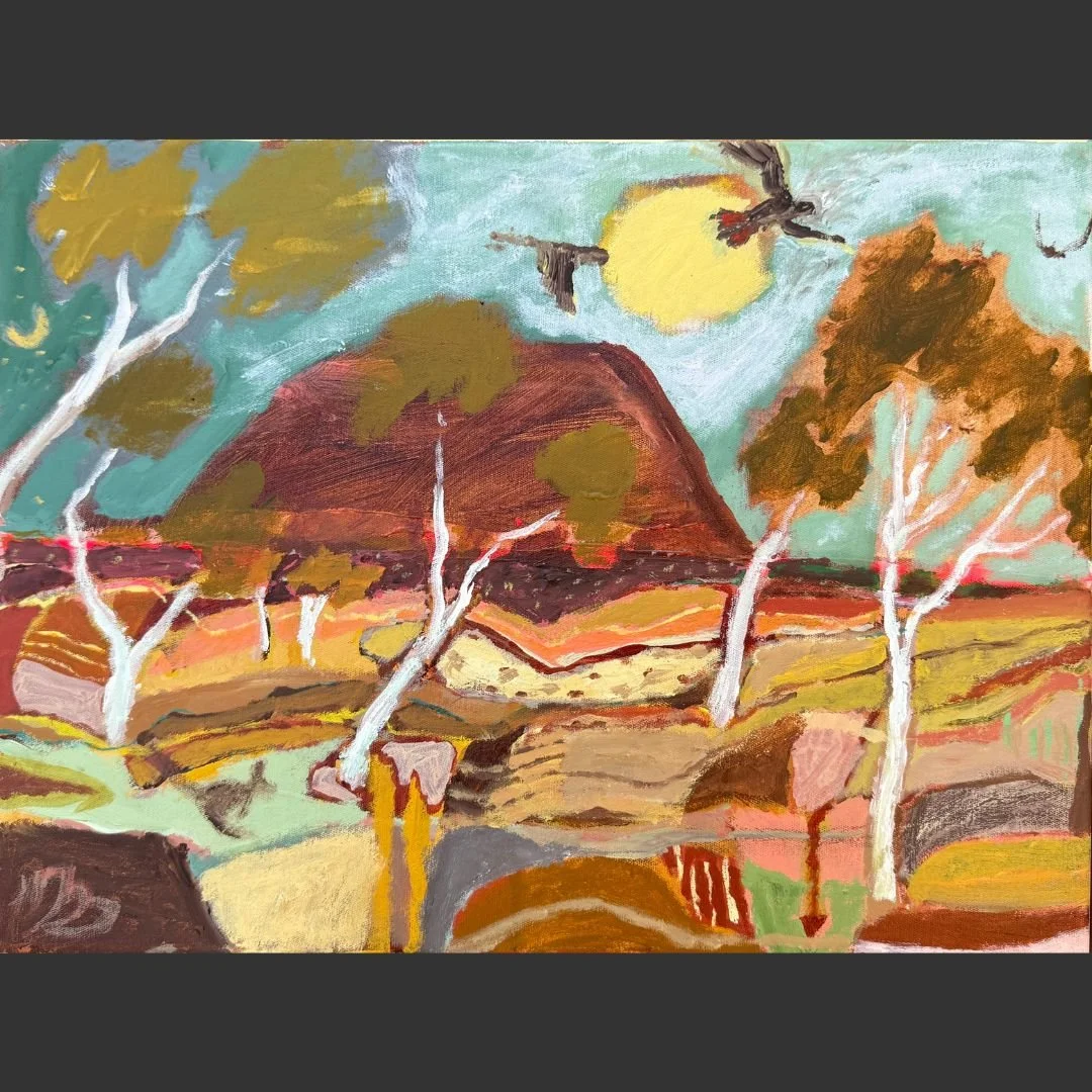 Ghosts Gums at Uluru | Greta Hounslow