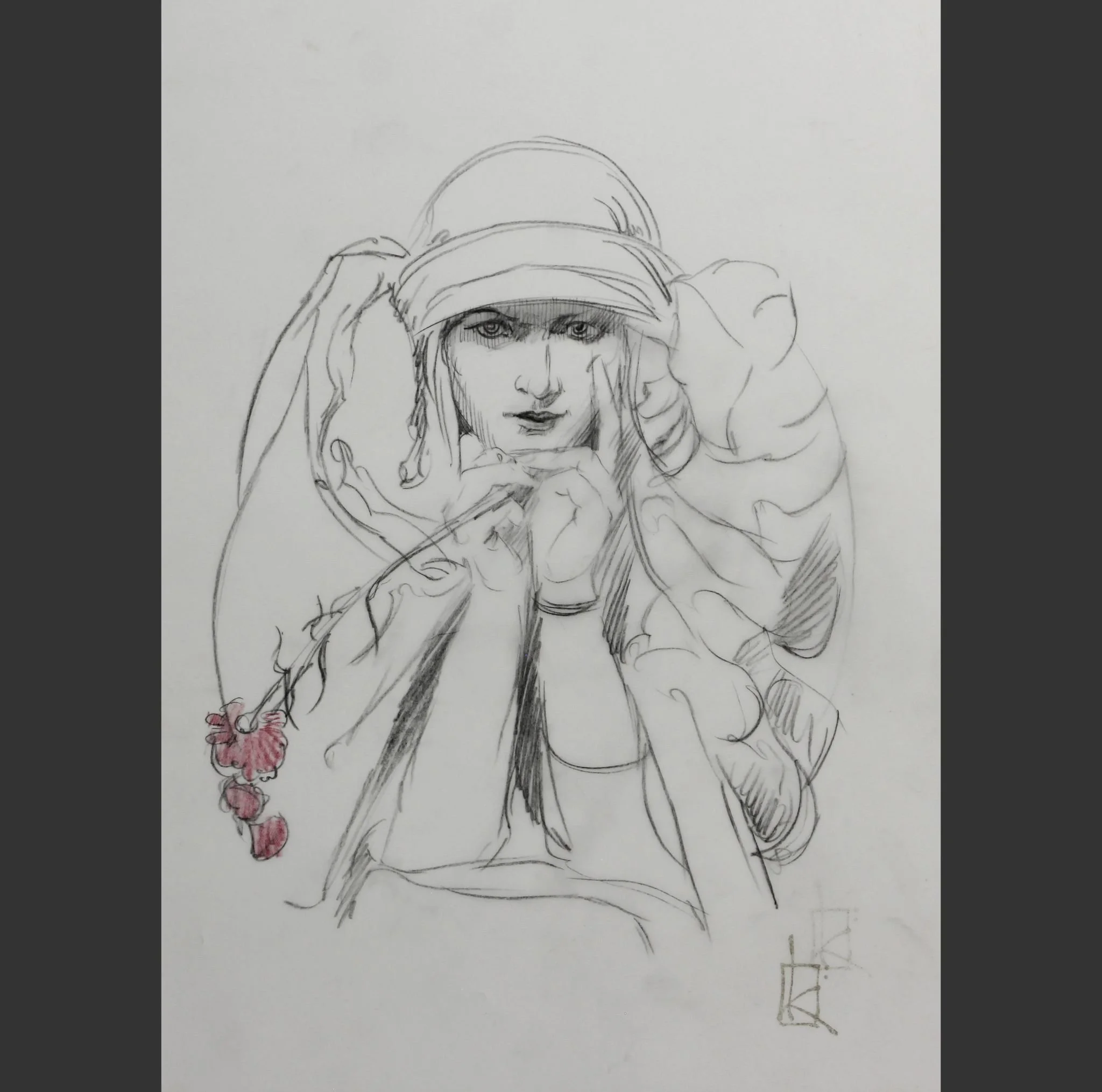Homage to Alphonse Mucha's 'Jaroslava Muchova' | Kim Nelson