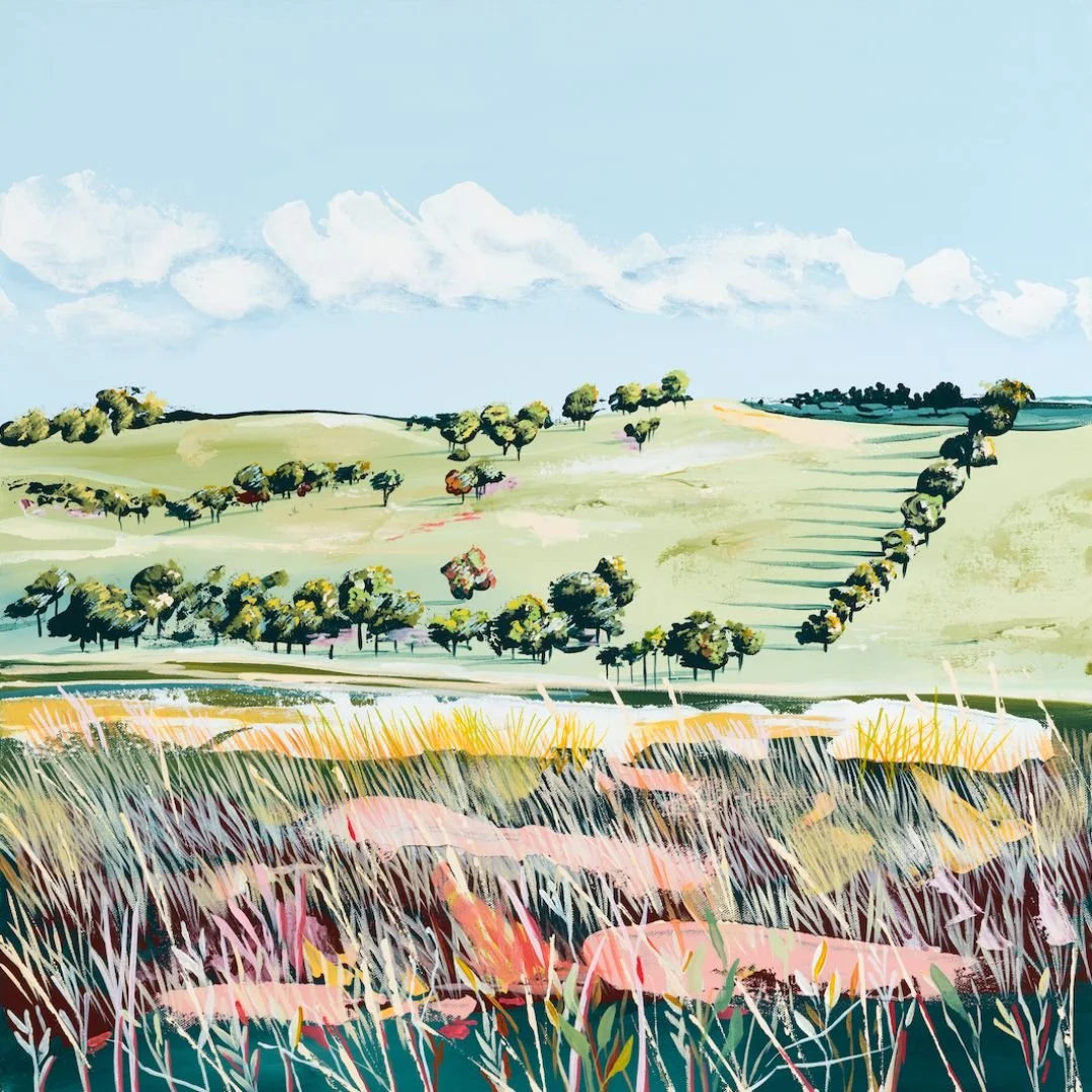 Jaqueline Burgess The Hills Beyond 60 x 60.jpg