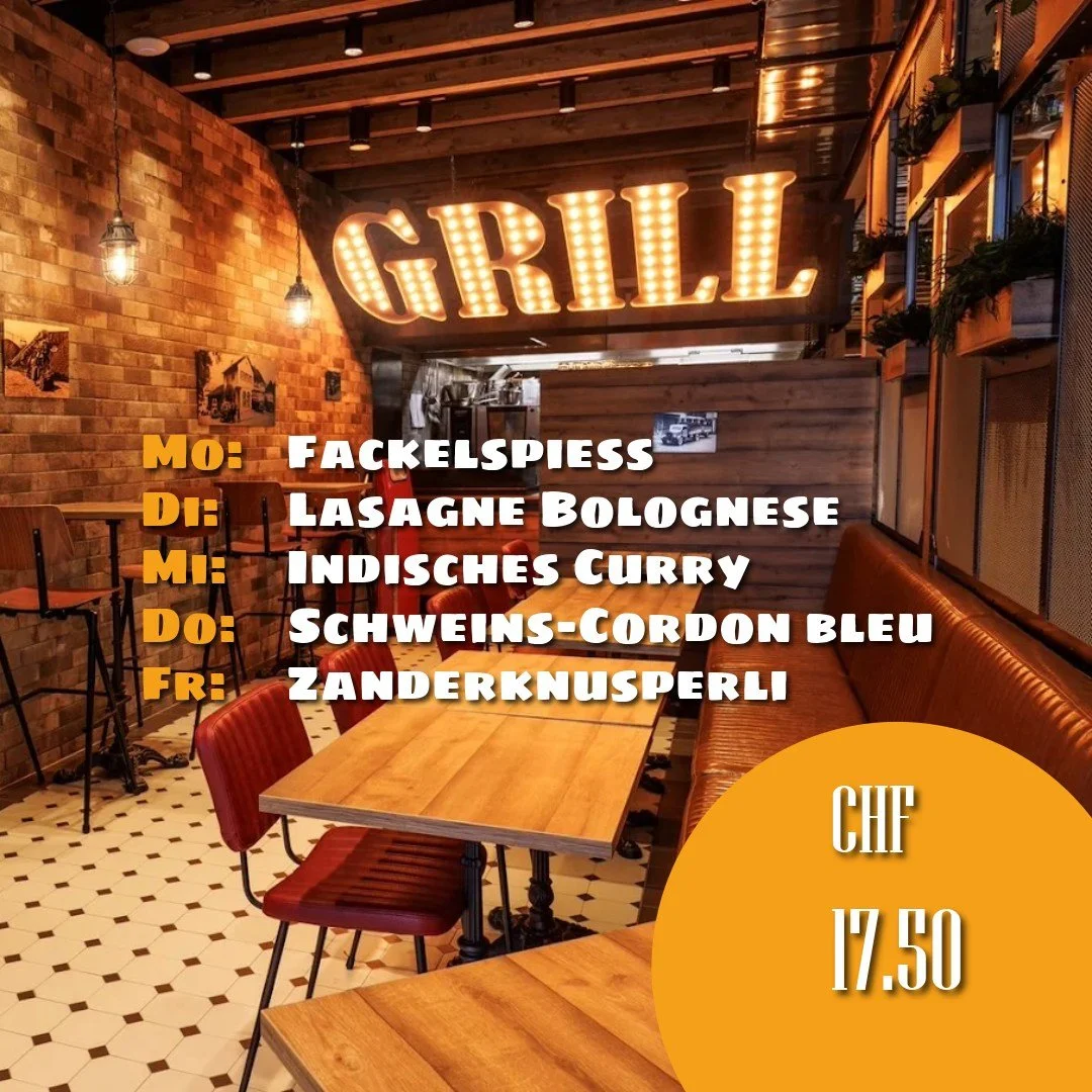 🍽️ Lust auf eine neue Genusswoche im Cholehof?
Auch diese Woche haben wir f&uuml;r euch eine abwechslungsreiche Auswahl an frischen, hausgemachten Mittagsmen&uuml;s vorbereitet &ndash; s&auml;ttigend, fein und wie immer f&uuml;r CHF 17.50.

Hier der