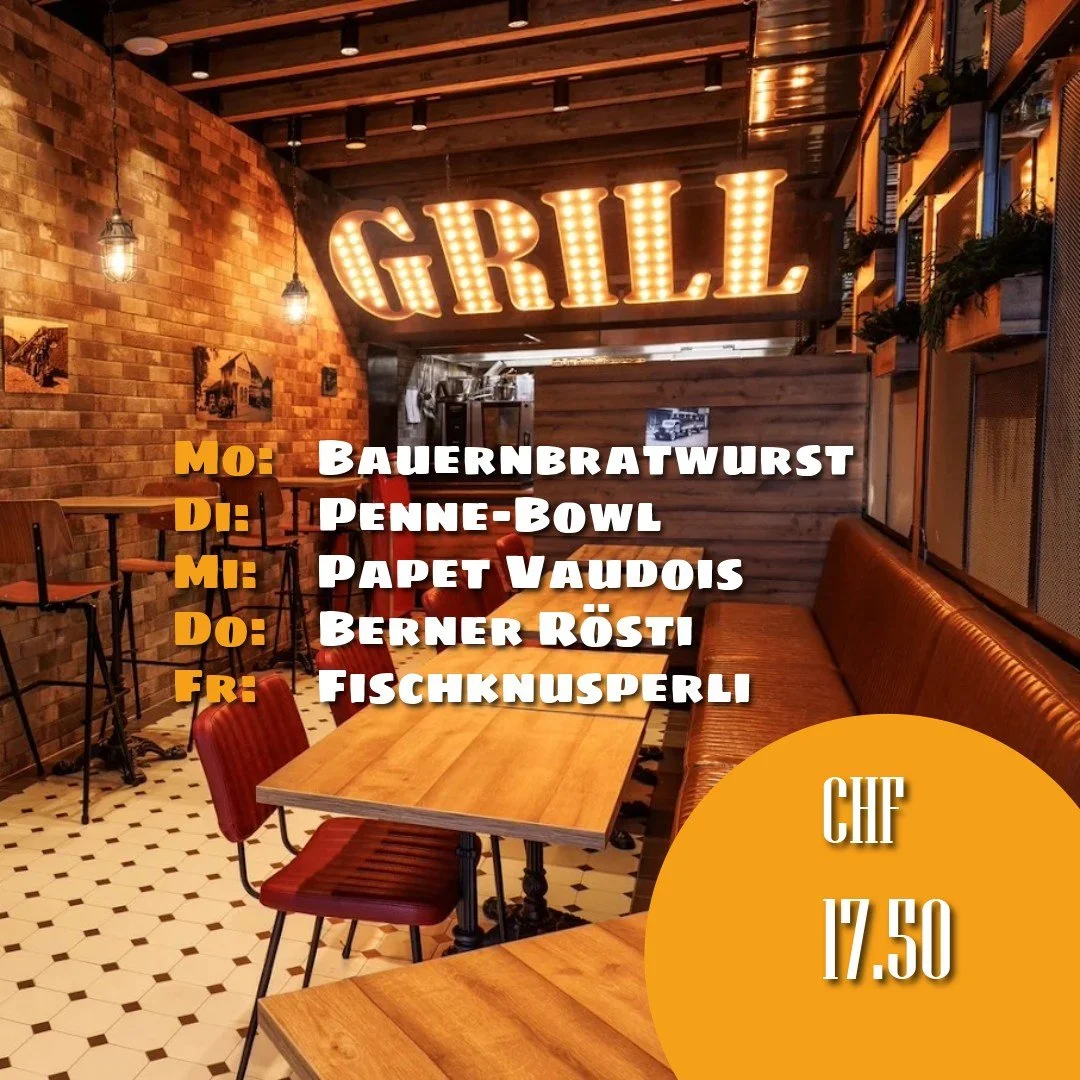 🍽️ Genussvoll in die neue Woche starten!
Auch in der Woche vom 5. bis 9. Januar 2026 verw&ouml;hnen wir euch im Cholehof wieder mit feinen, frisch gekochten Mittagsmen&uuml;s &ndash; ehrlich, herzhaft und wie immer f&uuml;r CHF 17.50.

✨ Unser Mitta