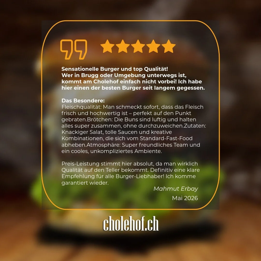 Danke f&uuml;r eure vielen R&uuml;ckmeldungen im Mai &ndash; wir lieben euch auch ❤️

Wir haben alles ausgewertet und nat&uuml;rlich auch wieder eine gl&uuml;ckliche Gewinnerin gezogen: Herzliche Gratulation an Sabrina Beutler zum Gratis-Burger oder 