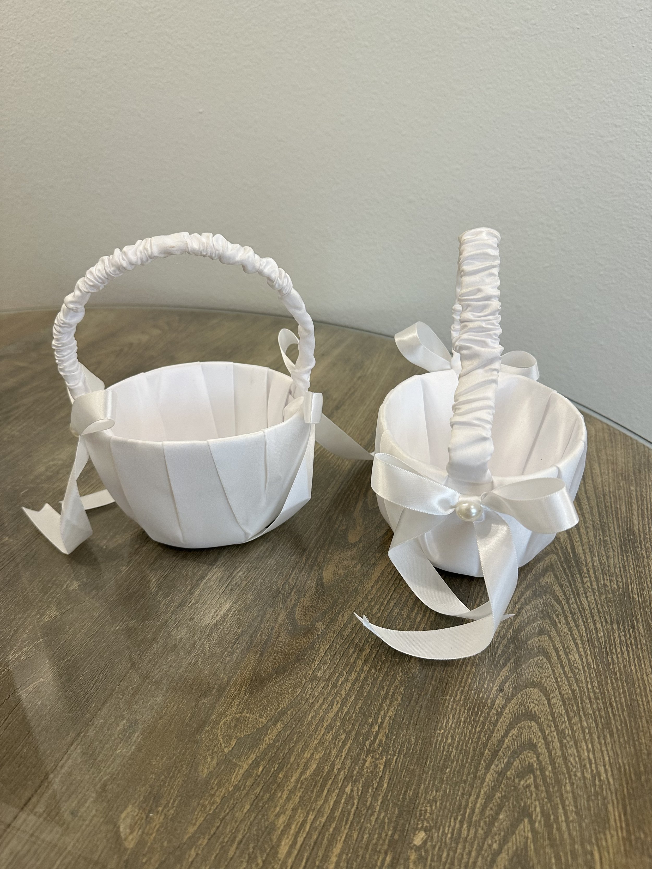 Silk Floral Girls Basket