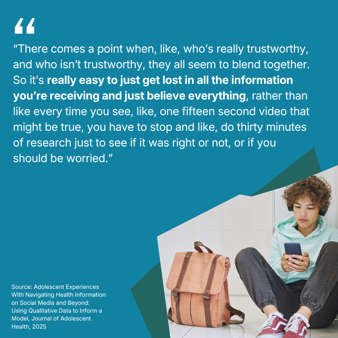 Quotation about trustworthy online information.