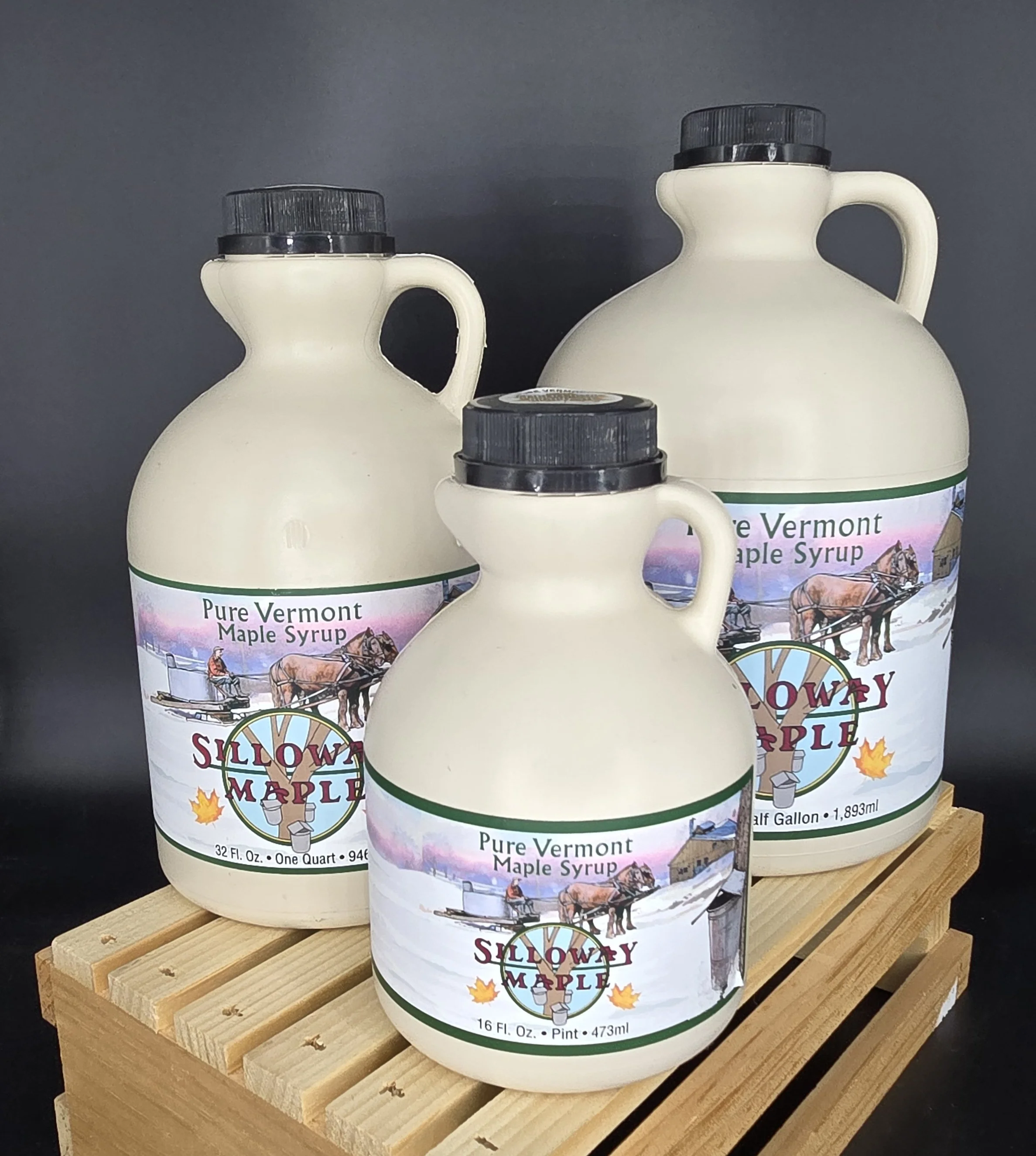 Silloway Maple Syrup in Plastic Bottles