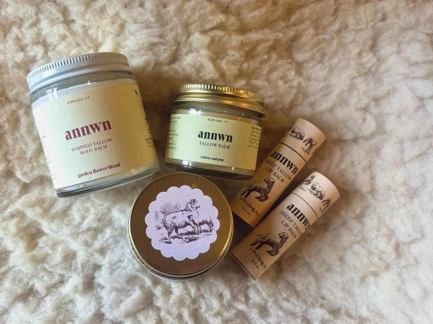 The staff is obsessed with this new local product!! Made right in Barnard, annwn sheep tallow body balm and lip balm are perfect for keeping your skin hydrated all winter!! #tunbridgegeneralstore #tgs #vermont #tunbridge #barnard #vt #local #supports