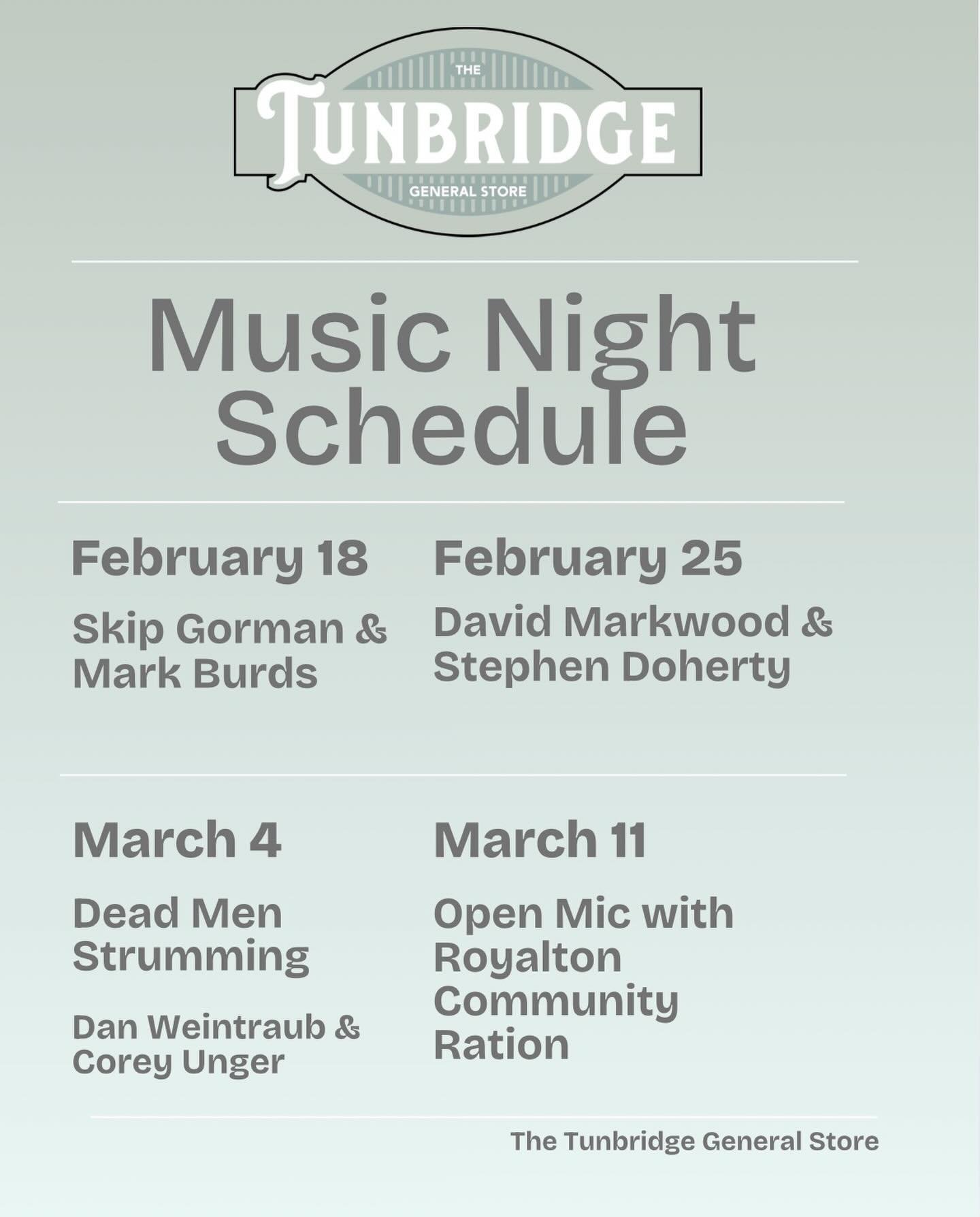 Live music and good food every Wednesday evening!! #tunbridge #music #livemusic #vermont #local