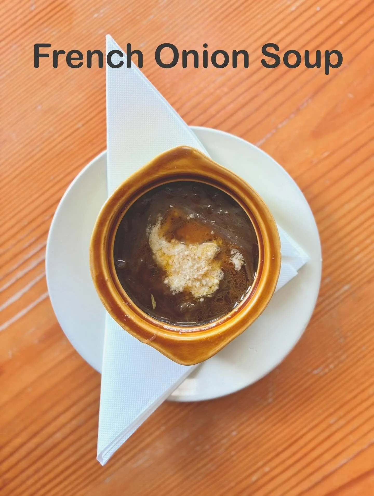 Specials!

French Onion Soup ($6 or $8)
Onions, Garlic, Beef Broth, Thyme, Salt &amp; Pepper.

Black Bean Patty Burger ($14)
Brioche, Onions, Pickles, Pepperjack Cheese, Spicy Aioli.

Avocado Grilled Cheese ($12)
Sourdough, Avocado, Cheddar &amp; Pro