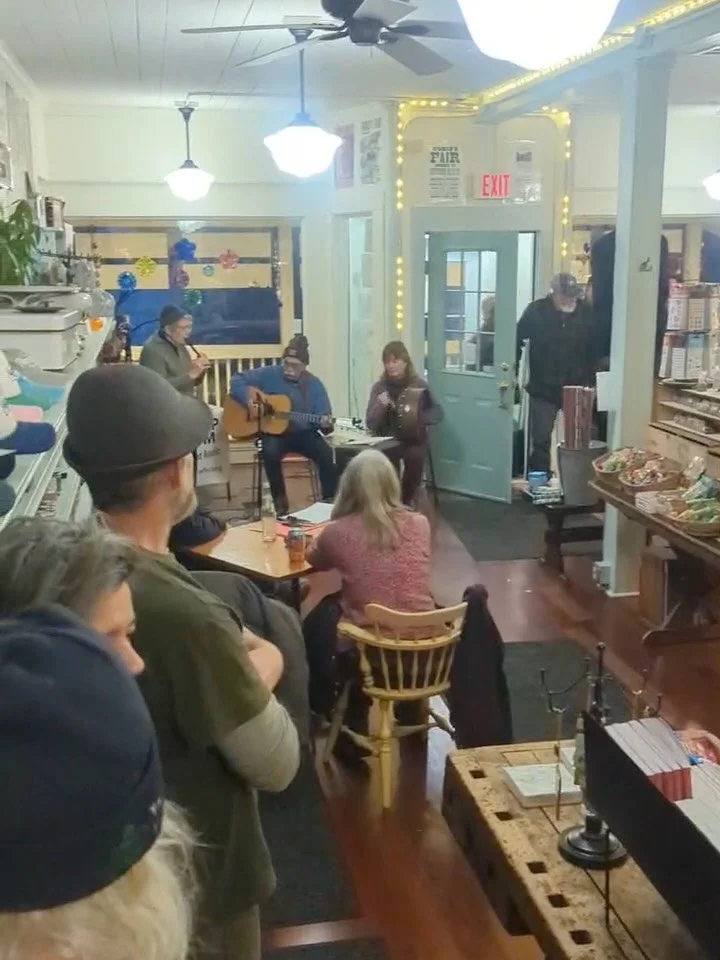 We&rsquo;ve had so many great musical acts and open mics since we started doing live music at TGS.  Here are just a handful.  Stay to the end for a couple swell (and cute) harmonica solos.  I&rsquo;ve tried to tag some of the lovely people who&rsquo;