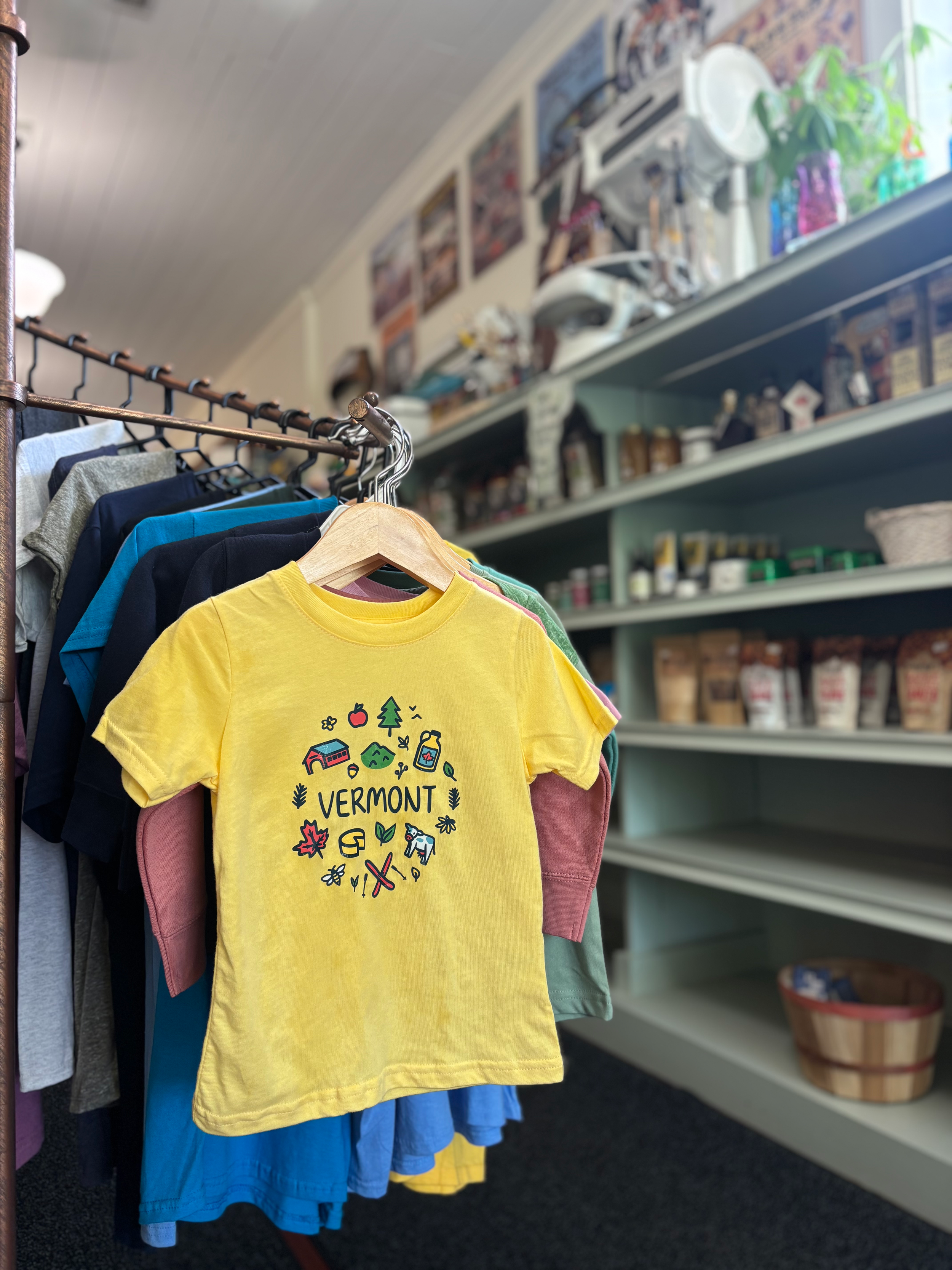 Vermont Kid's Camping T-Shirt