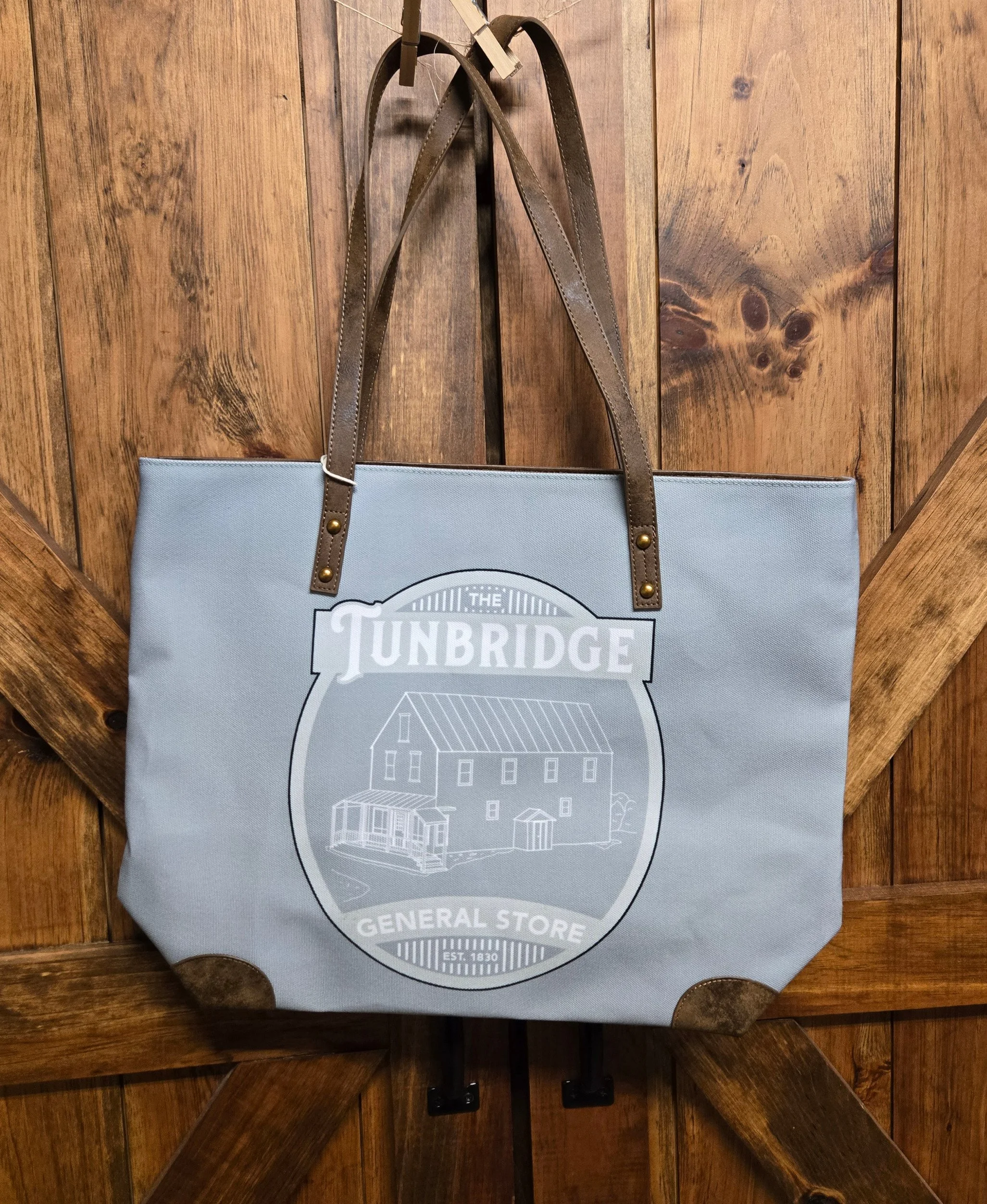 Tunbridge General Store Leather & Canvas Shoulder Bag
