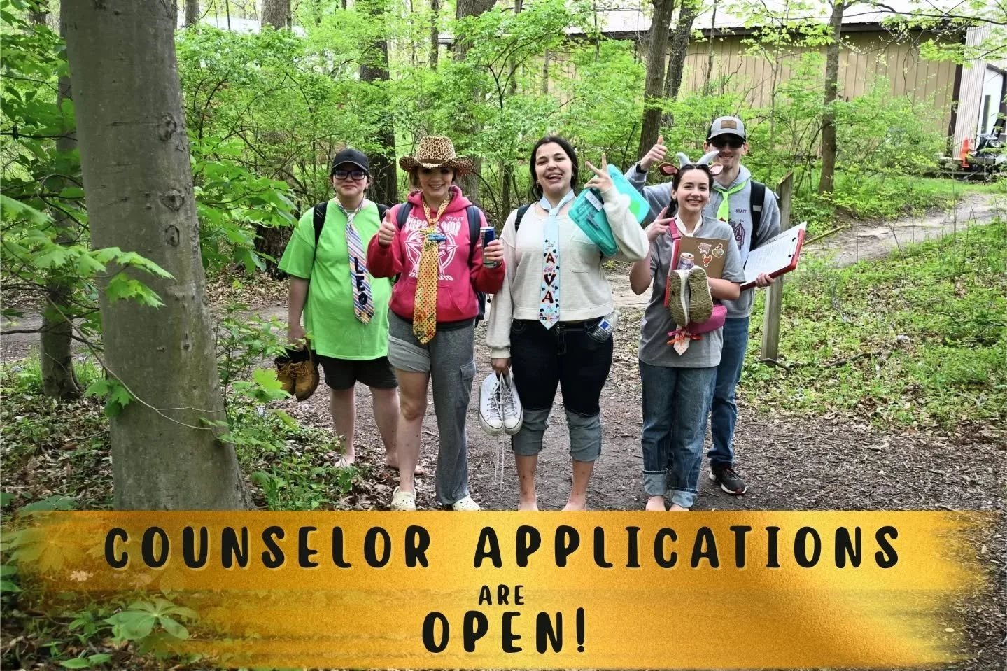 ⭐ Counselor Applications for Supercamp 2026 are OPEN! ⭐

This year, Supercamp is celebrating 50 YEARS OF FRIENDSHIP!! We are looking for enthusiastic, dedicated, and hard working individuals to help make this special year the Weekend of a Lifetime! 
