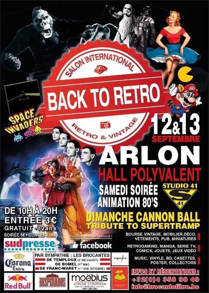 Nous serons au Back to Retro Arlon