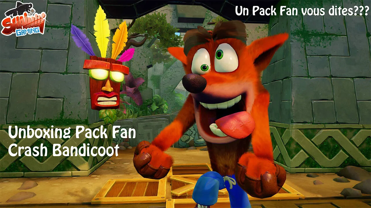Unboxing Pack Fan Crash Bandicoot