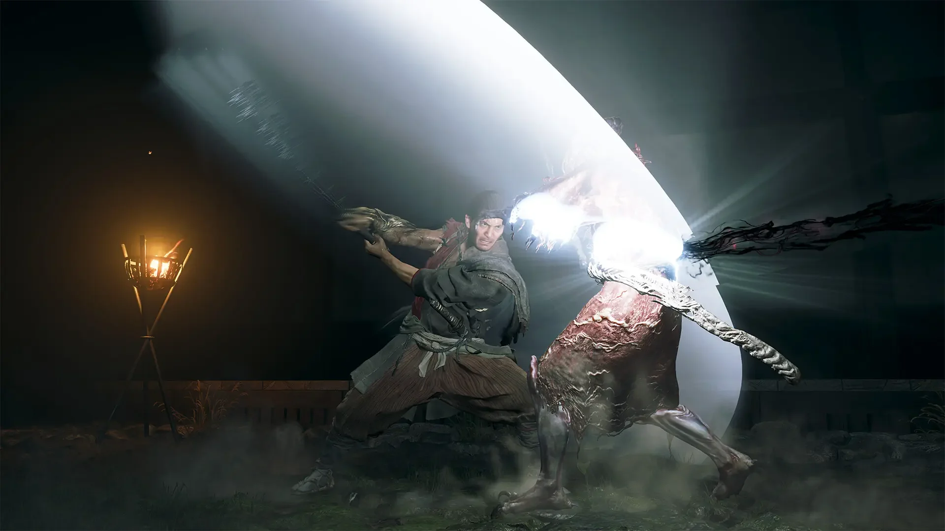 Le héros samouraï de Onimusha Way of the Sword en armure