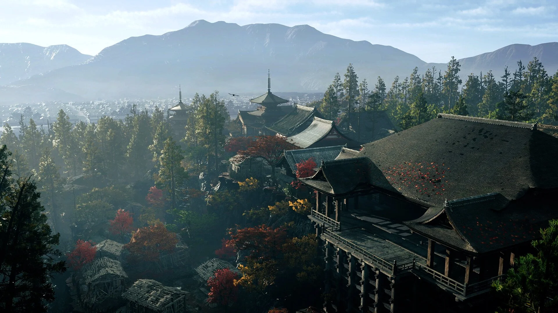 Décor immersif du Japon feodal dans Onimusha Way of the Sword