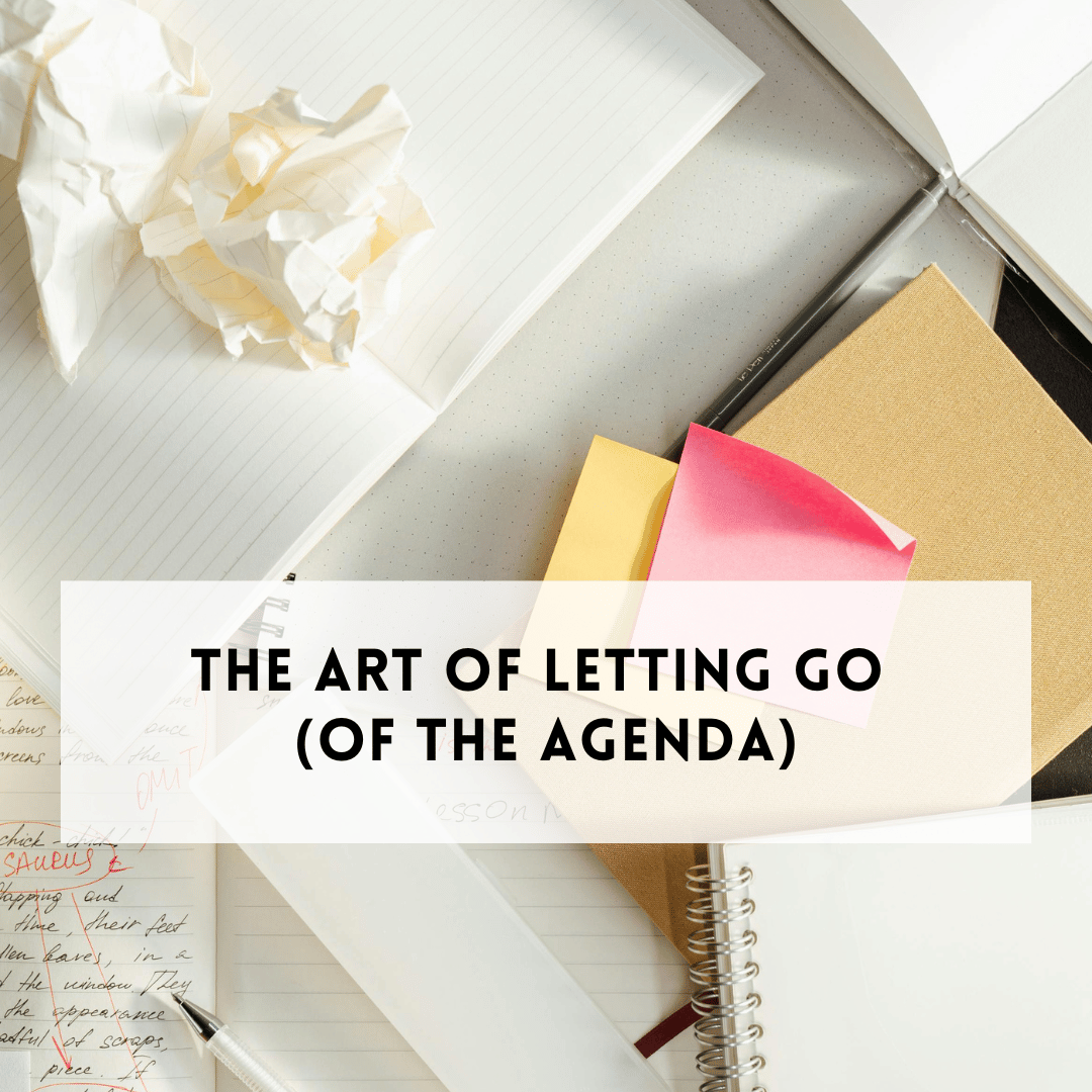 when product leaders should let go of  the agenda to foster team collaboration