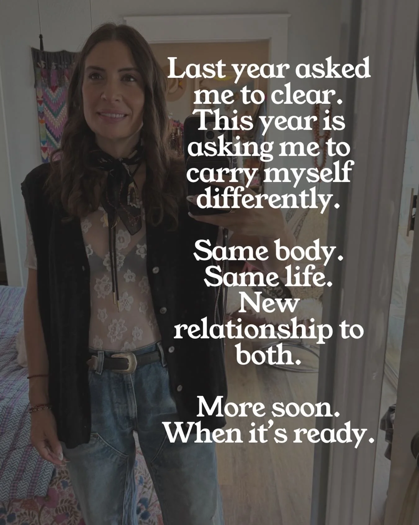 Some things don&rsquo;t need narration while they&rsquo;re still forming. I&rsquo;m re-forming.